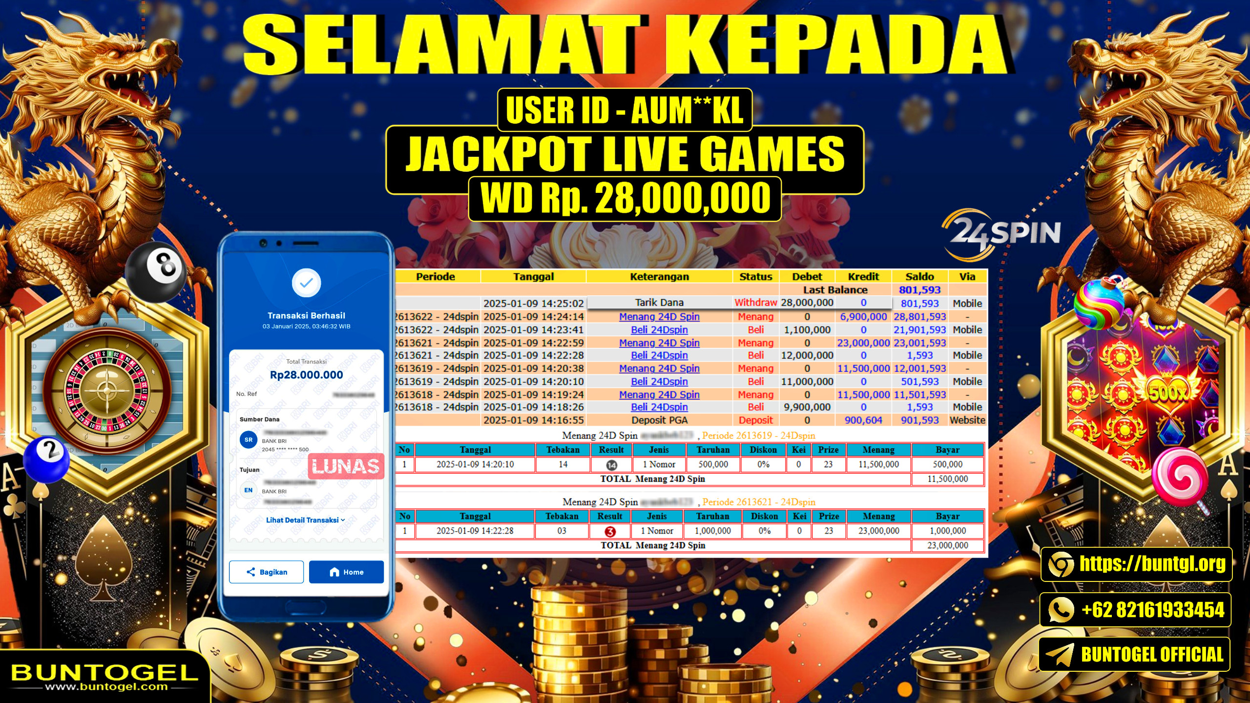 BUKTI BAYAR BUNTOGEL
