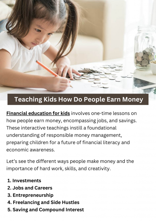 Financial education for kids involves one-time lessons on how people earn money, encompassing jobs, entrepreneurship, and savings. These interactive teachings instill a foundational understanding of responsible money management, preparing children for a future of financial literacy and economic awareness. To know more visit here https://inflationeducation.net/shop/