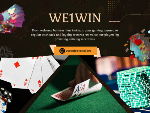We1win Online Casino Malaysia takes pride in its expansive library of slot games, ensuring there's something for every player's taste. From classic three-reel slots to the latest video slots with immersive themes, the variety is as diverse as it is exciting. 

Official Website: https://www.we1wingames2.com

Click here for more information about: https://www.we1wingames2.com/m/index.html

Our Profile: https://gifyu.com/we1wingames2

More Photos:

http://tinyurl.com/yutkp342
http://tinyurl.com/ynnwkfze
http://tinyurl.com/ywf2d658
http://tinyurl.com/yna8u84u