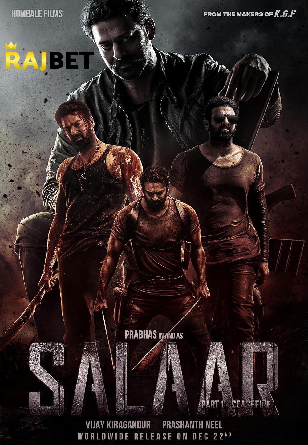 Salaar Cease Fire Part 1 2023 Kannada 1080p HQ PreDVDRip RajBet Download
