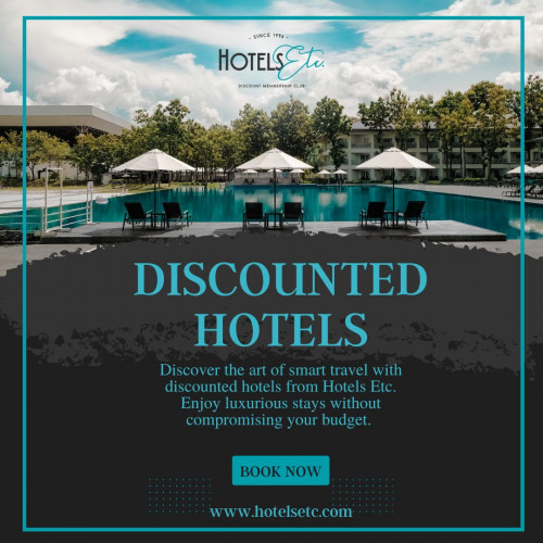 Elevate your travel game with Hotels Etc's discounted hotels. From cozy retreats to lavish resorts, unlock exclusive savings on accommodations. Dial 1-877-967-7283 for the best deals or visit our website to plan your next affordable getaway.

https://hotelsetc.com/