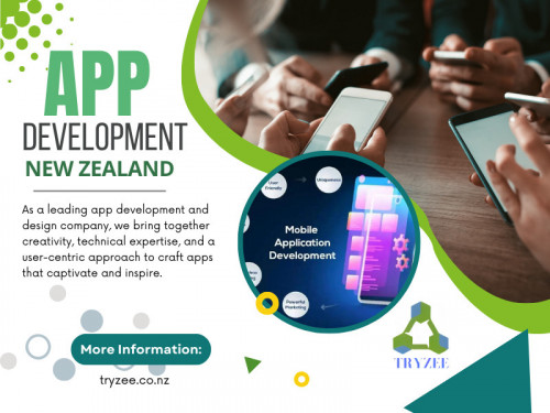 Mobile applications becoming an integral part of our daily lives in today's tech-driven world, finding the right App Development New Zealand Company is crucial to turning your vision into a digital reality.

Official Website: https://tryzee.co.nz

For more information visit here: https://tryzee.co.nz/app-development/

Find us on Google Map: http://maps.app.goo.gl/TGA973gFWjAX6Qde6

Address: 3 Matai Avenue, Matamata 3400, New Zealand

Tell: 027-245-1573

Google Business Site: https://tryzee-limited.business.site/

Our Profile: https://gifyu.com/tryzee
More Images: 
http://tinyurl.com/yvx4hbjv
http://tinyurl.com/yr9vkt4p
http://tinyurl.com/yqrvg3gq
http://tinyurl.com/ymmpesdl