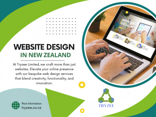 Website Design in New Zealand Companies specializes in creating intuitive and easy-to-navigate websites, optimizing the user journey from landing on the page to making a purchase or an inquiry. 

Official Website: https://tryzee.co.nz

For more information visit here: https://tryzee.co.nz/website-design-company/

Find us on Google Map: http://maps.app.goo.gl/TGA973gFWjAX6Qde6

Address: 3 Matai Avenue, Matamata 3400, New Zealand

Tell: 027-245-1573

Google Business Site: https://tryzee-limited.business.site/

Our Profile: https://gifyu.com/tryzee
More Images: 
http://tinyurl.com/yqxh2lmp
http://tinyurl.com/ysz3ozca