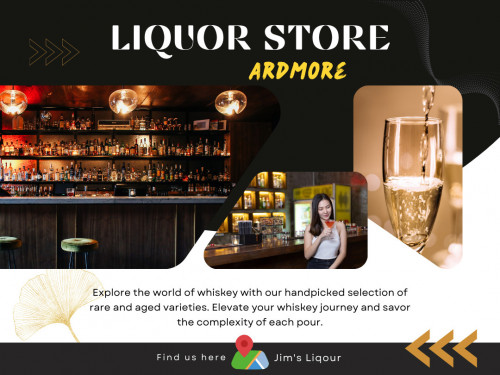 When it comes to selecting the perfect bottle for your celebration or a quiet evening at home, the choice of Liquor Store Ardmore can make all the difference.

Find Us On Google Map : https://maps.app.goo.gl/4ktza1PSb5sBhn248

Jim's Liqour
Address: 1130 S Commerce St, Ardmore, OK 73401, United States
Phone: +15802231841

Business Site: https://jims-liqour.business.site/

Our Profile: https://gifyu.com/jimsliqour

More Images:
https://rcut.in/nlfsZwPa
https://rcut.in/wYhLx0qy
https://rcut.in/sRoWSRjv
https://rcut.in/xeSRLjLS