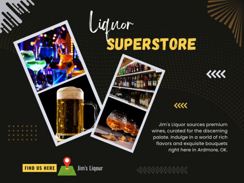 Having access to a great liquor store is essential for any drinks enthusiast. So what are you waiting for? Start exploring different options and find your go-to liquor superstore near me today!

Find Us On Google Map : https://maps.app.goo.gl/4ktza1PSb5sBhn248

Jim's Liqour
Address: 1130 S Commerce St, Ardmore, OK 73401, United States
Phone: +15802231841

Business Site: https://jims-liqour.business.site/

Our Profile: https://gifyu.com/jimsliqour

More Images:
https://rcut.in/nlfsZwPa
https://rcut.in/wYhLx0qy
https://rcut.in/hUePopgV
https://rcut.in/sRoWSRjv