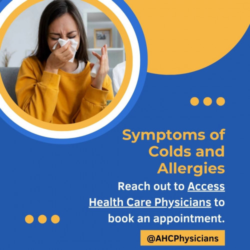 Experience symptoms like sneezing, congestion, or a runny nose? Distinguishing between colds and allergies is crucial. Access Health Care Physicians, LLC provides expert guidance and care.