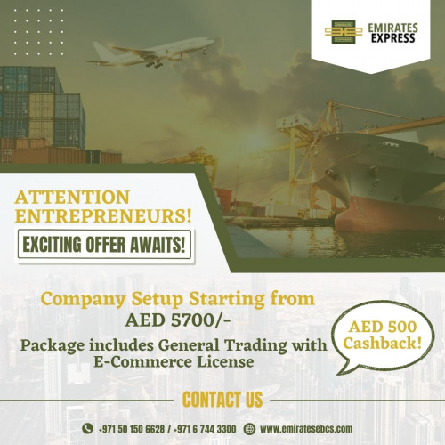 Business startup and E commerce License