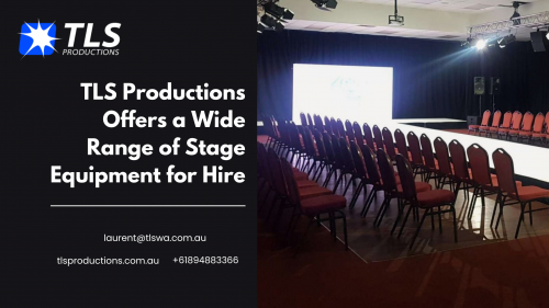 TLS Productions is a leading provider of stage equipment for hire, offering a diverse range of options to cater to the needs of various events. Whether you are organizing a small-scale performance or a large-scale concert, we have the perfect staging solutions for you. #stagehire #TLSProductions #eventequipmenthireperth

https://www.tlsproductions.com.au/hire/staging/