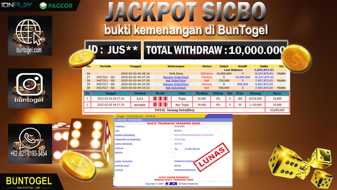 BUKTI BAYAR BUNTOGEL