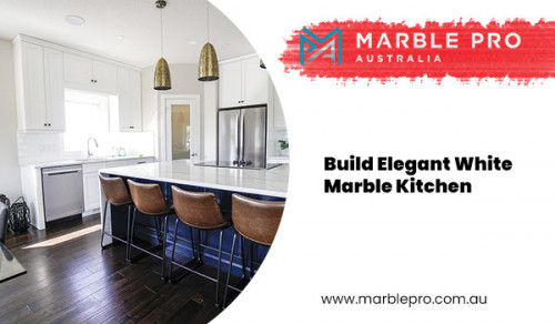 The elegant white marble kitchen from Marble Pro brings a bright and open room atmosphere. White marble displays its natural arrangement of thin lines which matches minimalist designs alongside high-end specifications. White marble provides an elegant cooking environment because it stands strong against heat damage and maintains its sophisticated look in contemporary as well as traditional interior designs. To avail of our services, visit - http://marblepro.com.au