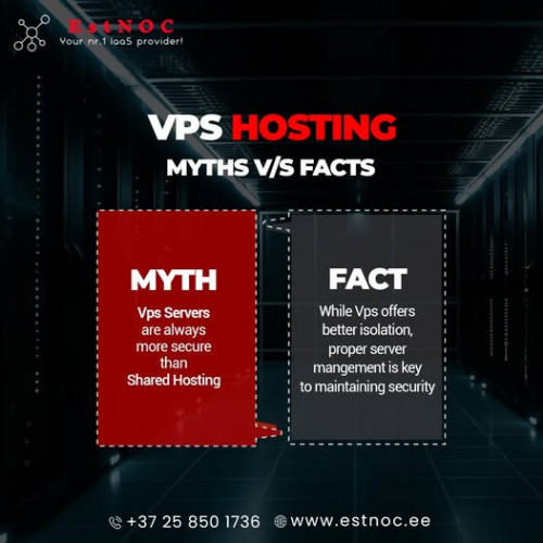 When it comes to hosting solutions, there's a common misconception that VPS servers are always more secure than shared hosting. While it's true that VPS provides better isolation, the security of your server ultimately depends on proper management. A VPS hosting plan allows for dedicated resources, ensuring that your environment is separate from others, but this isolation doesn't automatically guarantee superior security.

Visit now :- http://estnoc.ee