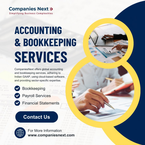 Looking for reliable accounting and bookkeeping services? At CompaniesNext, we offer expert solutions to help businesses manage their finances with ease and efficiency. Visit here- https://www.companiesnext.com/accounting-service-india