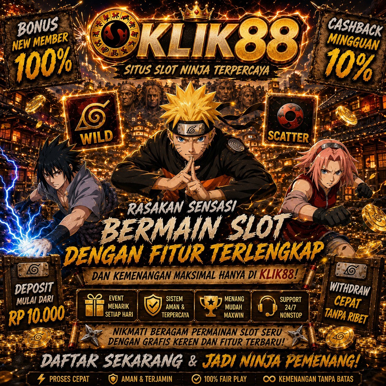 KLIK88 Front Black 