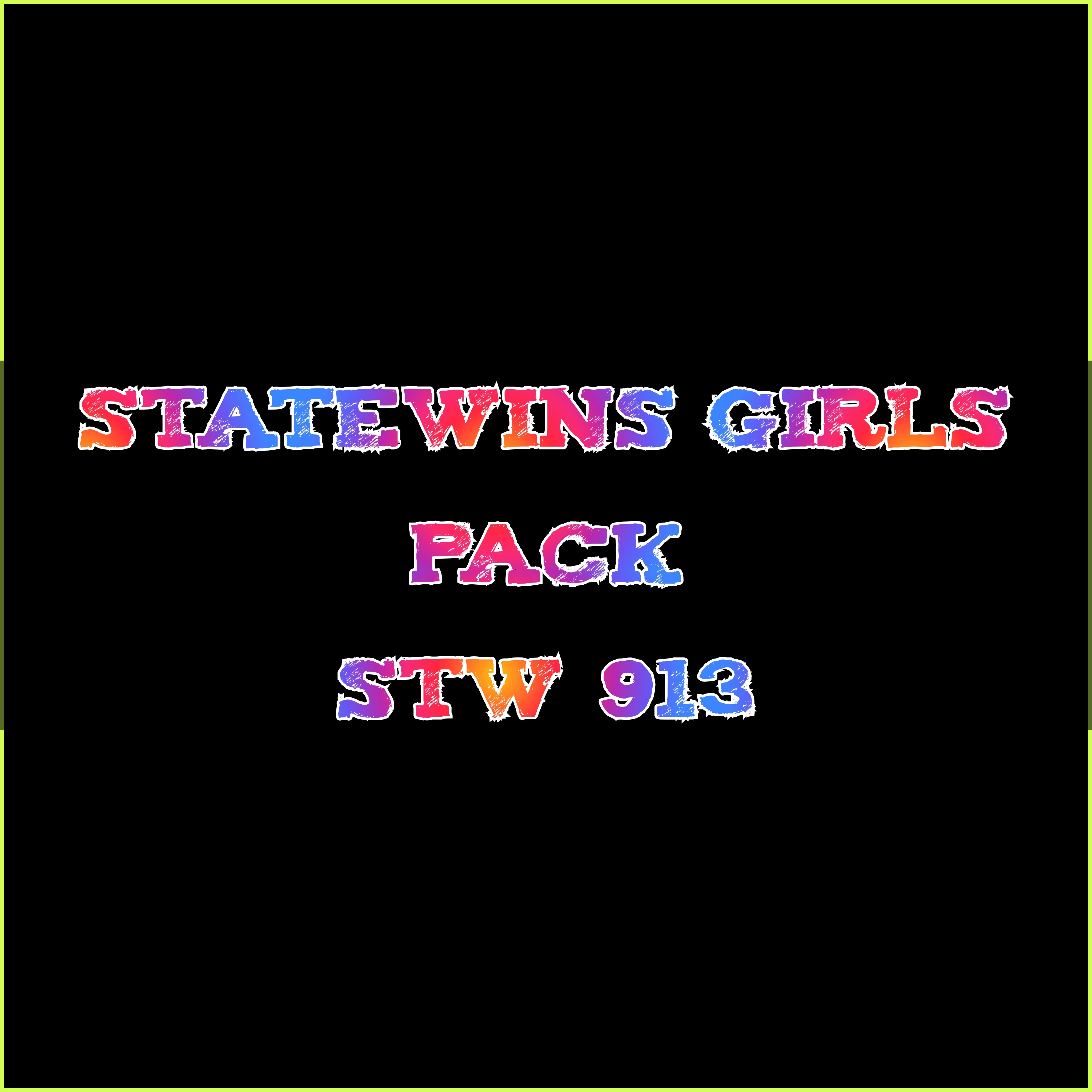 Statewins Girls Pack # STW 913