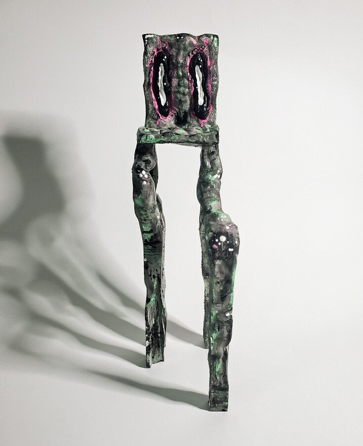 lumpy legs front one