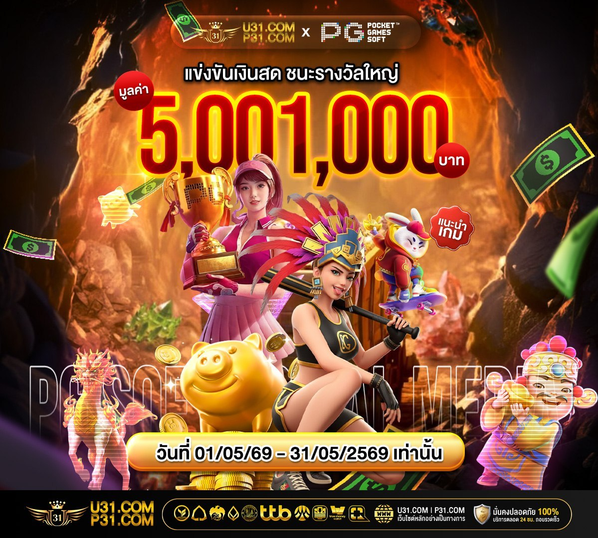 Fortune Tiger สล็อตแตกง่าย PG Soft