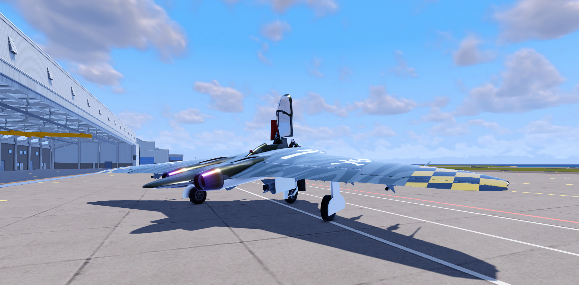 SimplePlanes | Skyte Flying Wing Fighter