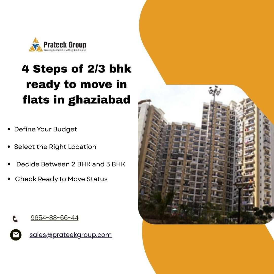 Looking for premium 2/3 BHK ready-to-move flats in Ghaziabad? Prateek Grand Paeonia offers modern homes designed for comfortable urban living with world-class amenities, green surroundings, and excellent connectivity to Noida, NH-24, and Delhi NCR. These spacious apartments feature smart layouts, high-end interiors, clubhouse facilities, landscaped gardens, kids’ play areas, swimming pool, gym, and 24/7 security. Ideal for families and working professionals, the project combines luxury, convenience, and investment potential in one of Ghaziabad’s fastest-growing locations. Experience a vibrant lifestyle with nearby schools, hospitals, shopping centers, and metro connectivity. Choose a ready-to-move home that perfectly balances comfort, connectivity, and value for money in today’s real estate market.

#GhaziabadProperty #ReadyToMoveFlats #2BHKFlats #3BHKHomes #LuxuryApartments #DelhiNCRHomes #RealEstateIndia #DreamHome #PropertyInvestment #ModernLiving #GhaziabadHomes #SmartLiving
 
 
 For more info visit us  https://prateekgroup.com/prateek-grand-city/grand-paeonia