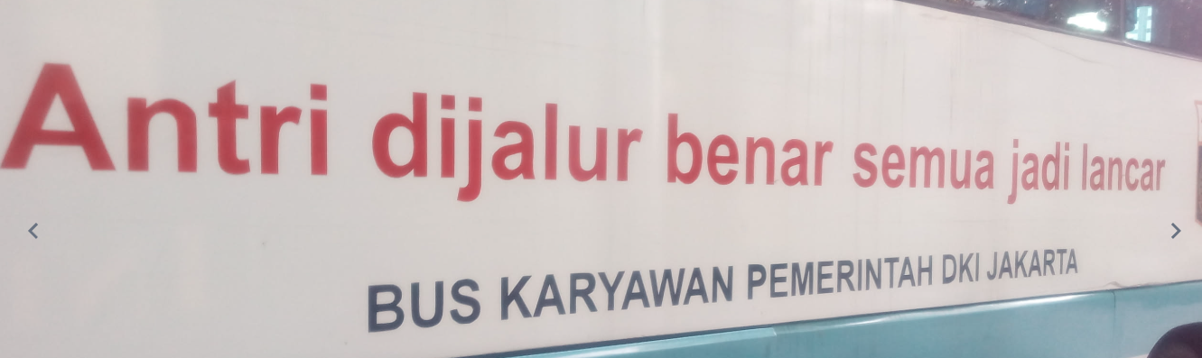 antre di jalur yang benar