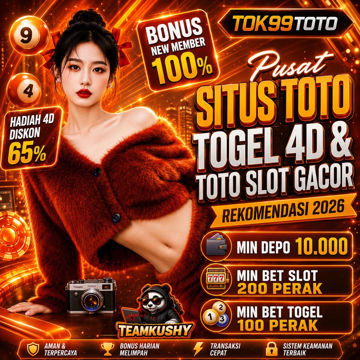 TOK99TOTO: Daftar Link Slot Toto & Togel 4D Resmi Terpercaya Gampang Menang