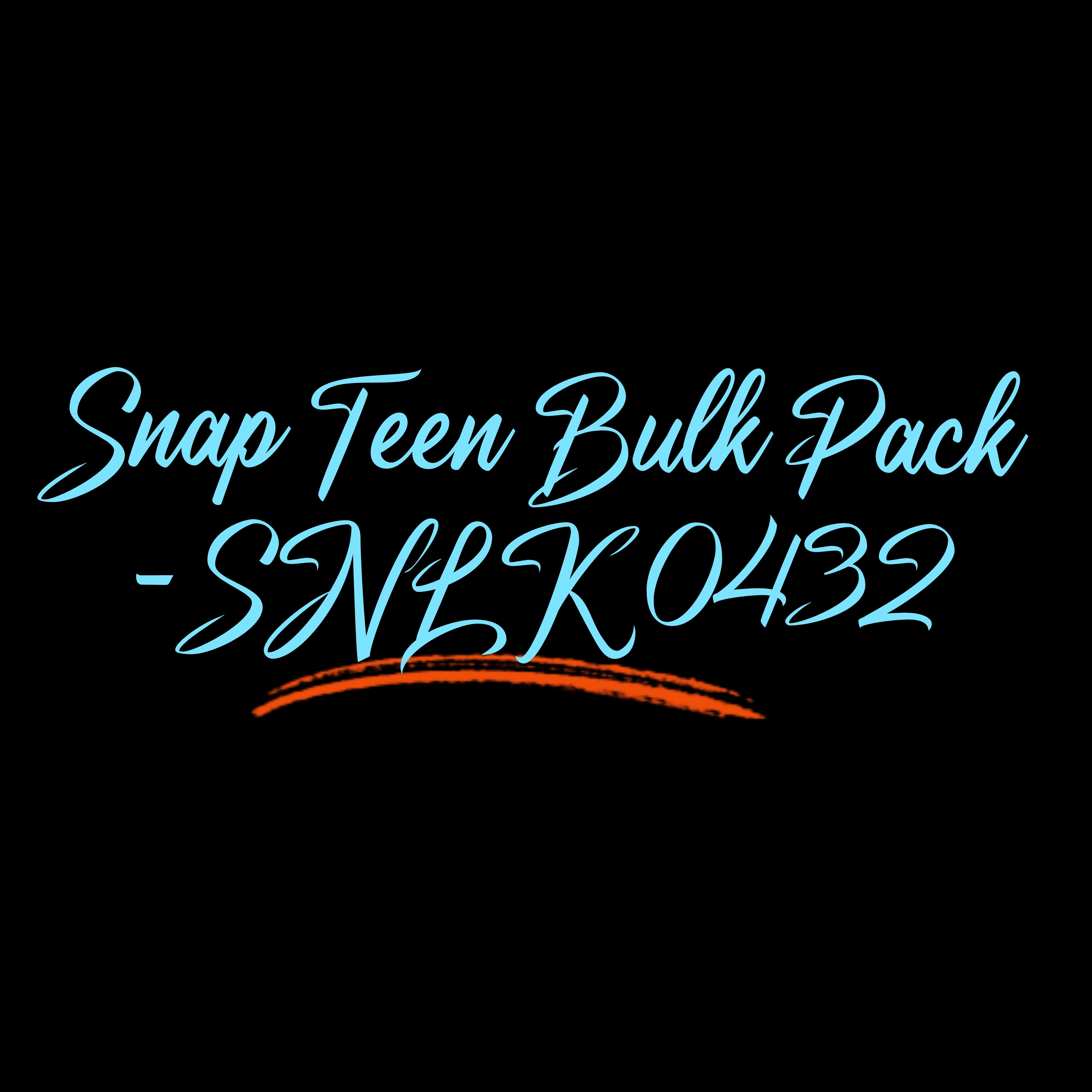 Snap Teen Bulk Pack - SNLK 0432