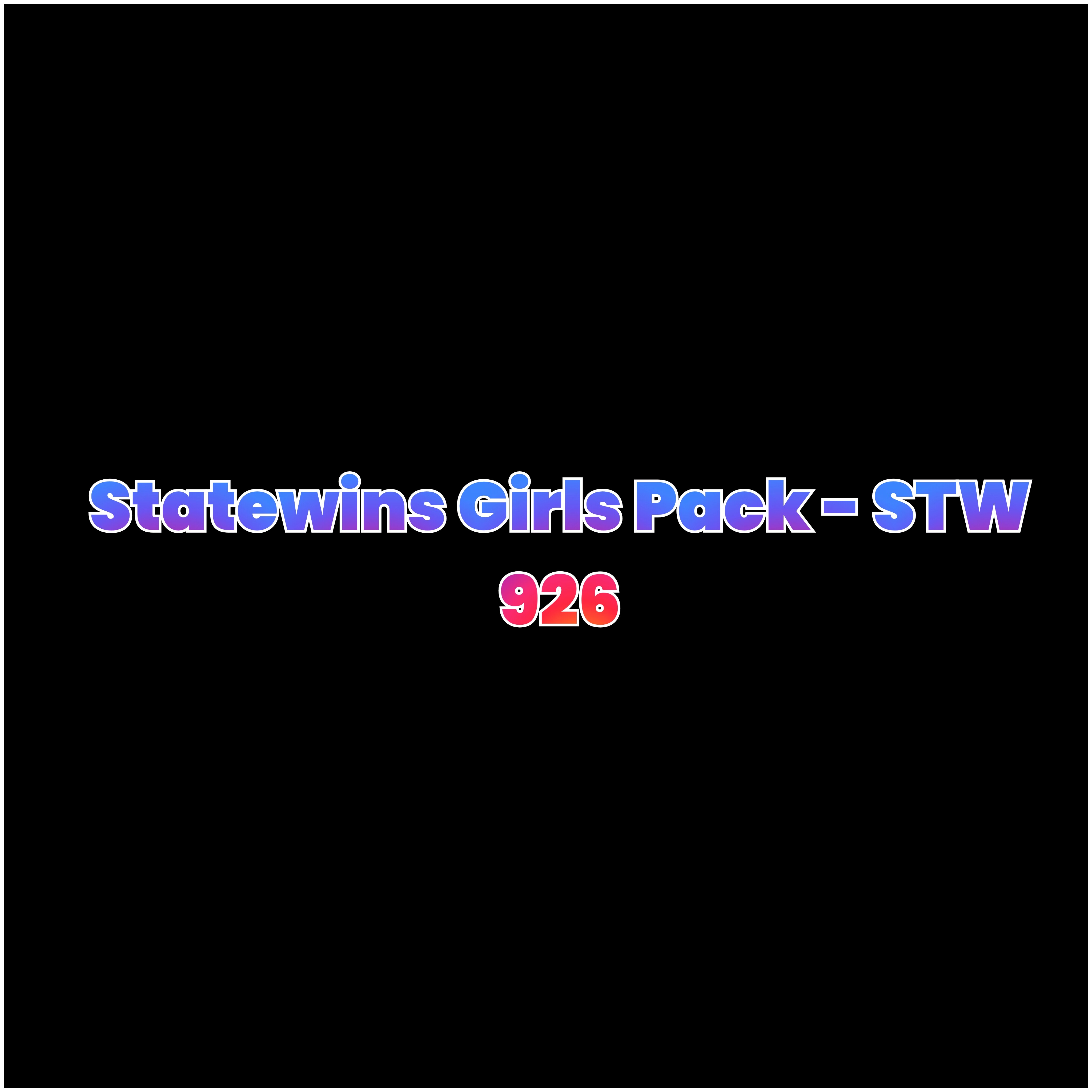 Statewins Girls Pack - STW 926
