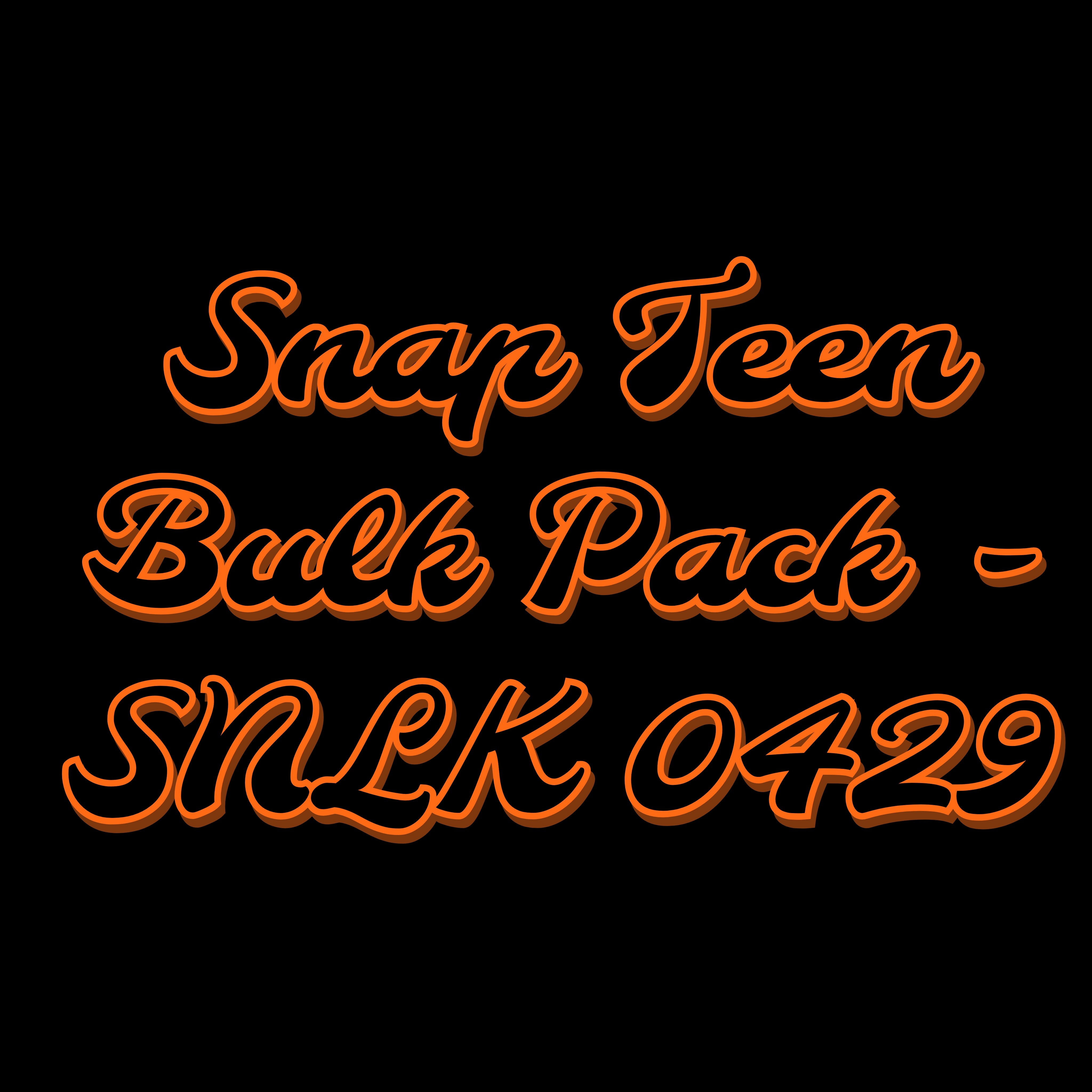 Snap Teen Bulk Pack - SNLK 0429