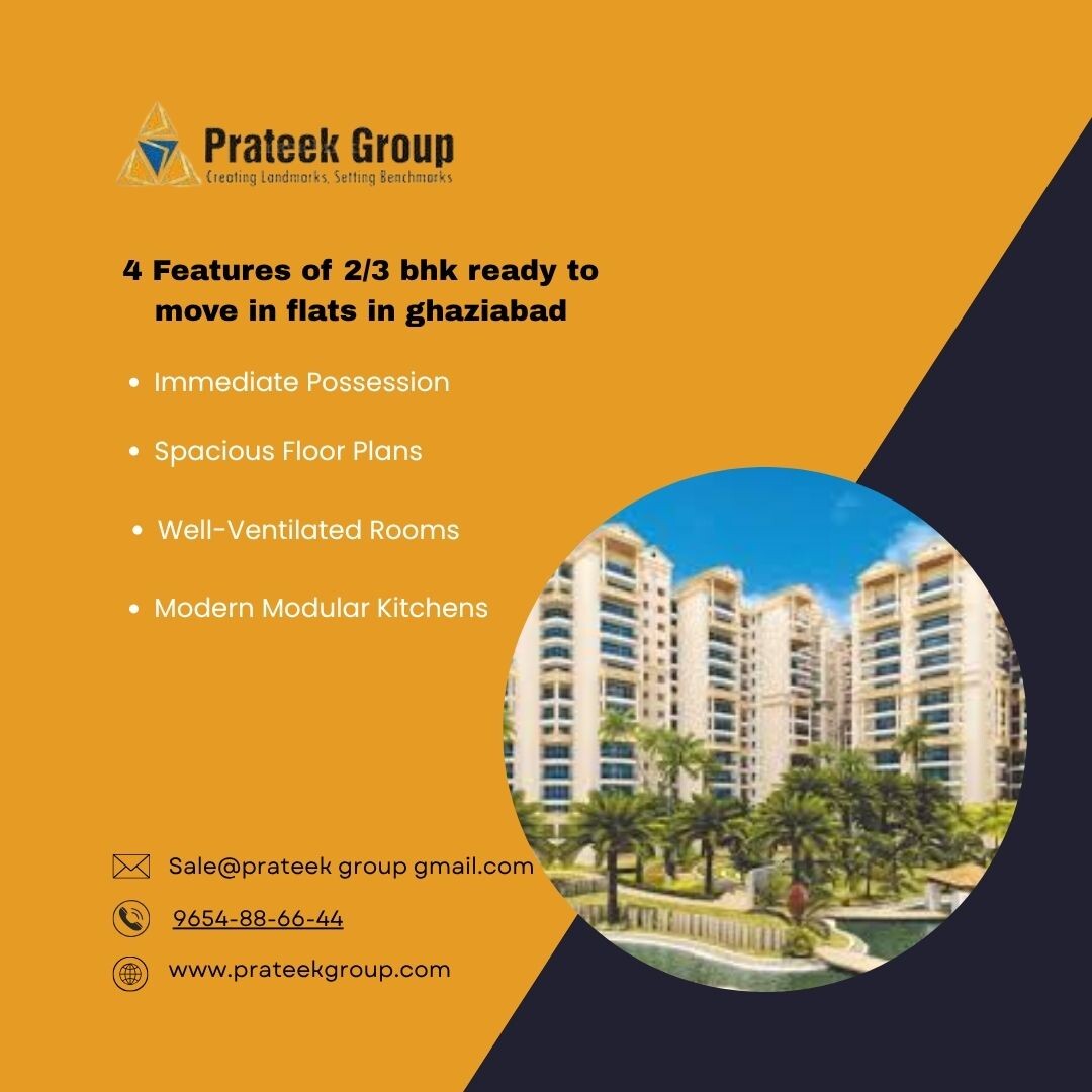 Looking for 2/3 bhk ready to move in flats in ghaziabad? Prateek Grand Paeonia by Prateek Group offers premium residences in Siddharth Vihar with modern amenities, spacious layouts, landscaped green spaces, and excellent connectivity to NH-24, Noida, and Delhi. Homebuyers searching for ready to move flats in Ghaziabad, luxury apartments in Siddharth Vihar, and gated community homes near NH-9 can explore this fast-growing residential destination. The project features thoughtfully designed 2 BHK and 3 BHK apartments that provide comfort, convenience, and strong investment value. With quality construction, modern lifestyle facilities, and a prime NCR location, Prateek Grand Paeonia continues to attract families and property investors seeking premium flats in Ghaziabad.

Trending Keywords: Luxury Apartments in Ghaziabad, Ready to Move Homes, Siddharth Vihar Property, Gated Community Flats, Premium NCR Residences

#2BHKFlatsInGhaziabad#3BHKFlatsInGhaziabad#ReadyToMoveFlats#PrateekGrandPaeonia#SiddharthViharHomes

For more info visit us  https://prateekgroup.com/prateek-grand-city/grand-paeonia