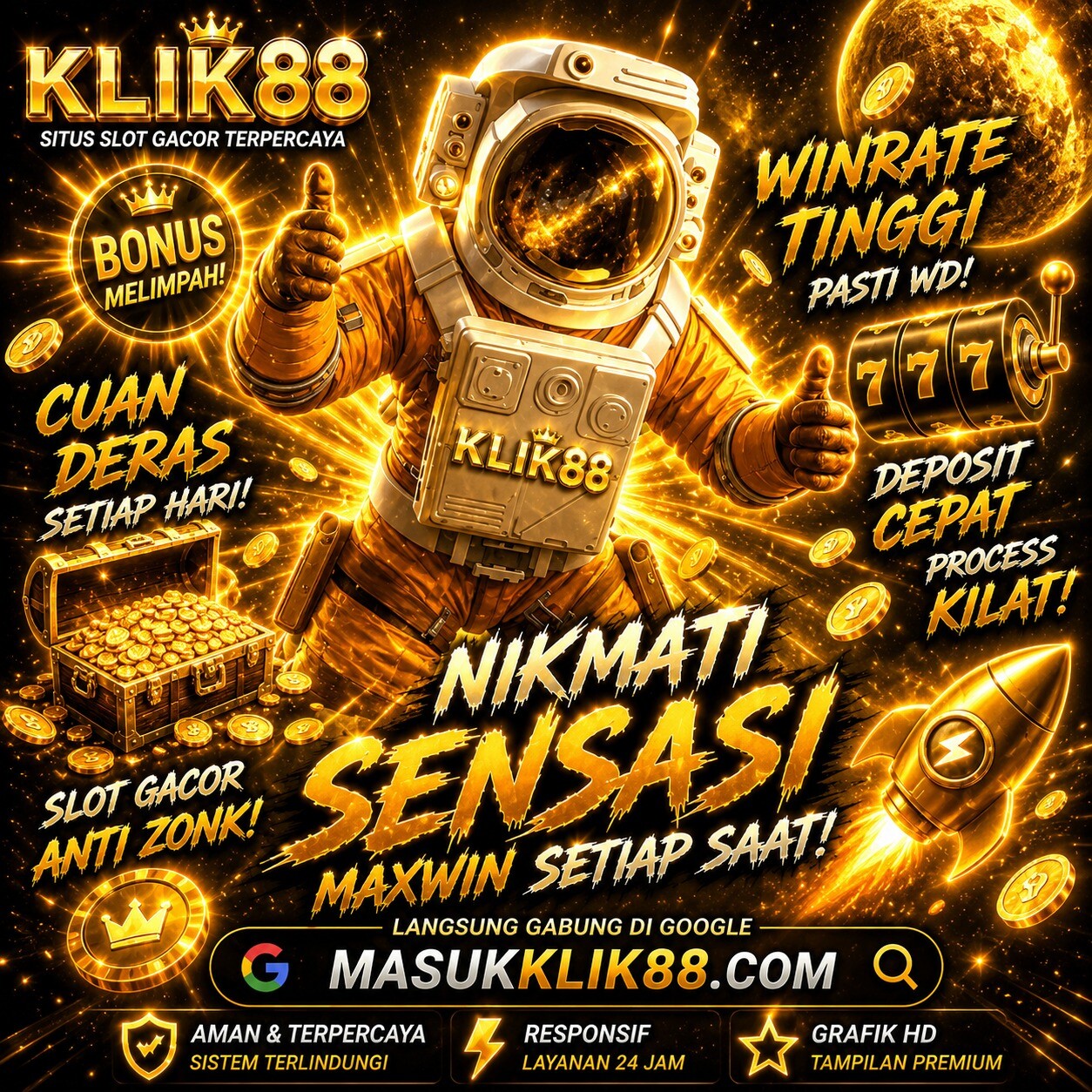 KLIK88 🚀 Bocoran Pola Slot Online Terjitu Di Indonesia Hari Ini Gampang Maxwin