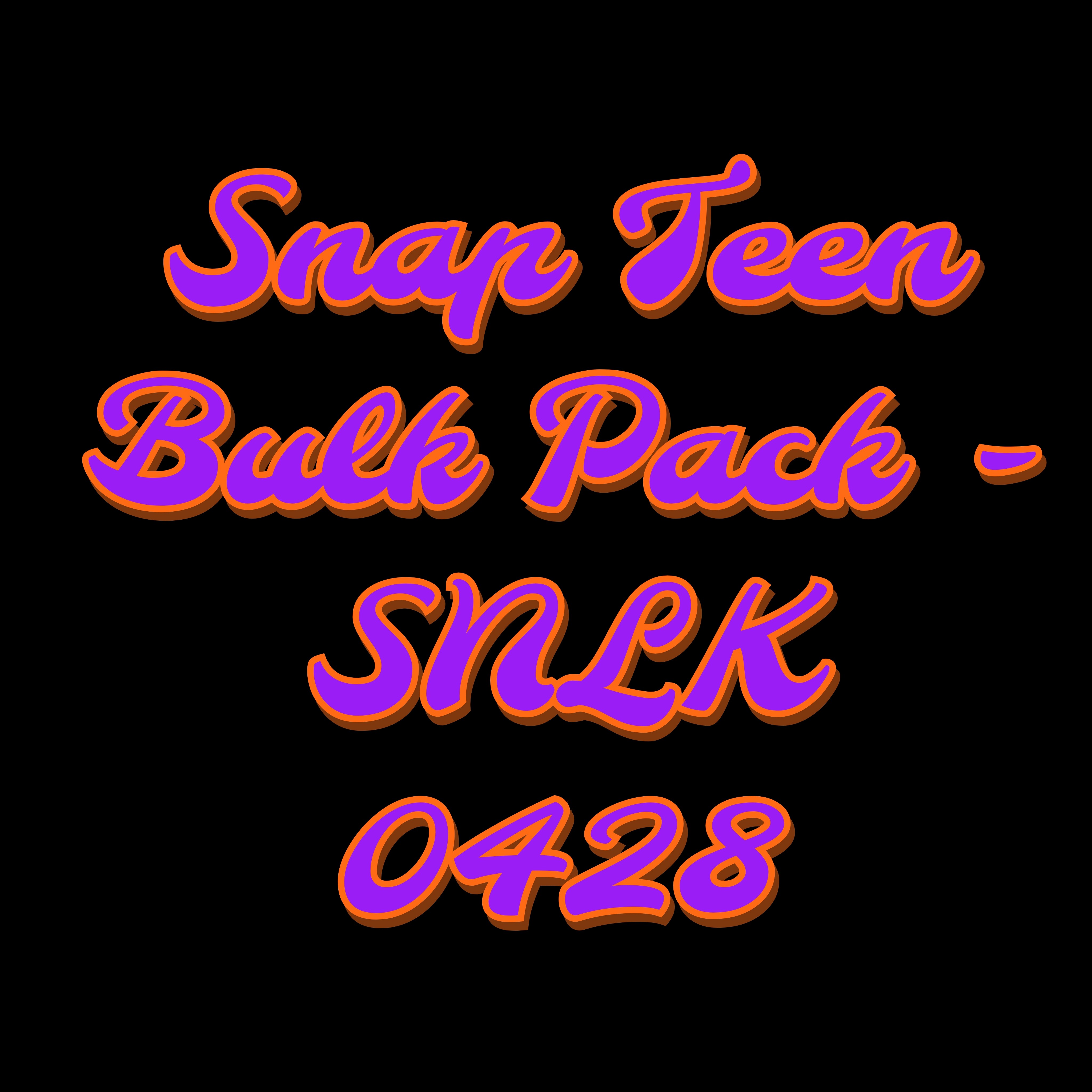 Snap Teen Bulk Pack - SNLK 0428