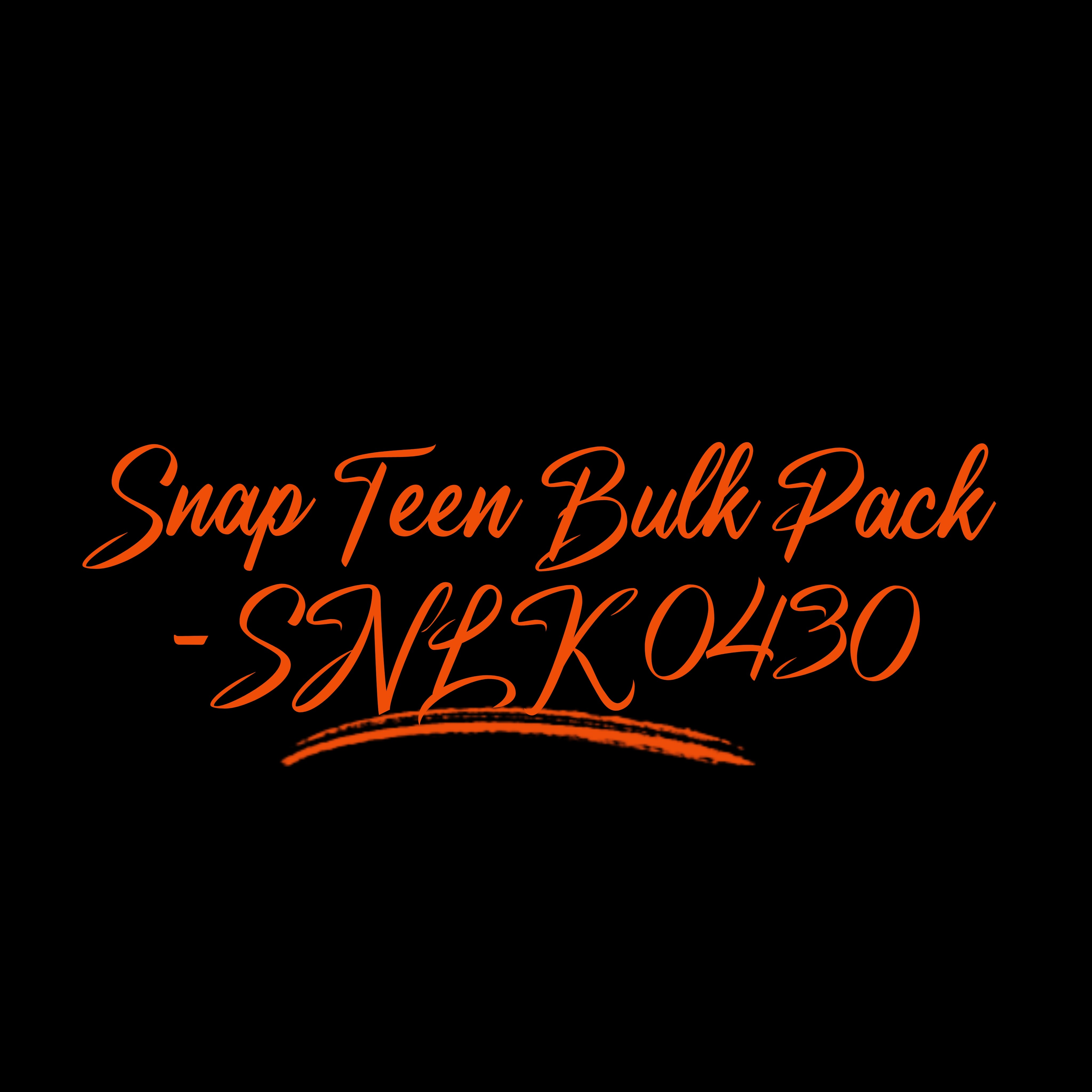 Snap Teen Bulk Pack - SNLK 0430