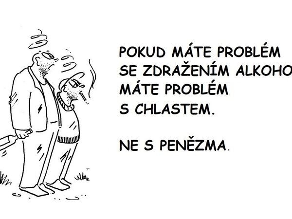 vaclav novak kresleny humor kresleny vtip alkohol problem