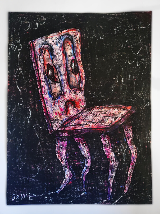 the scary chair HAPPYGRAVE