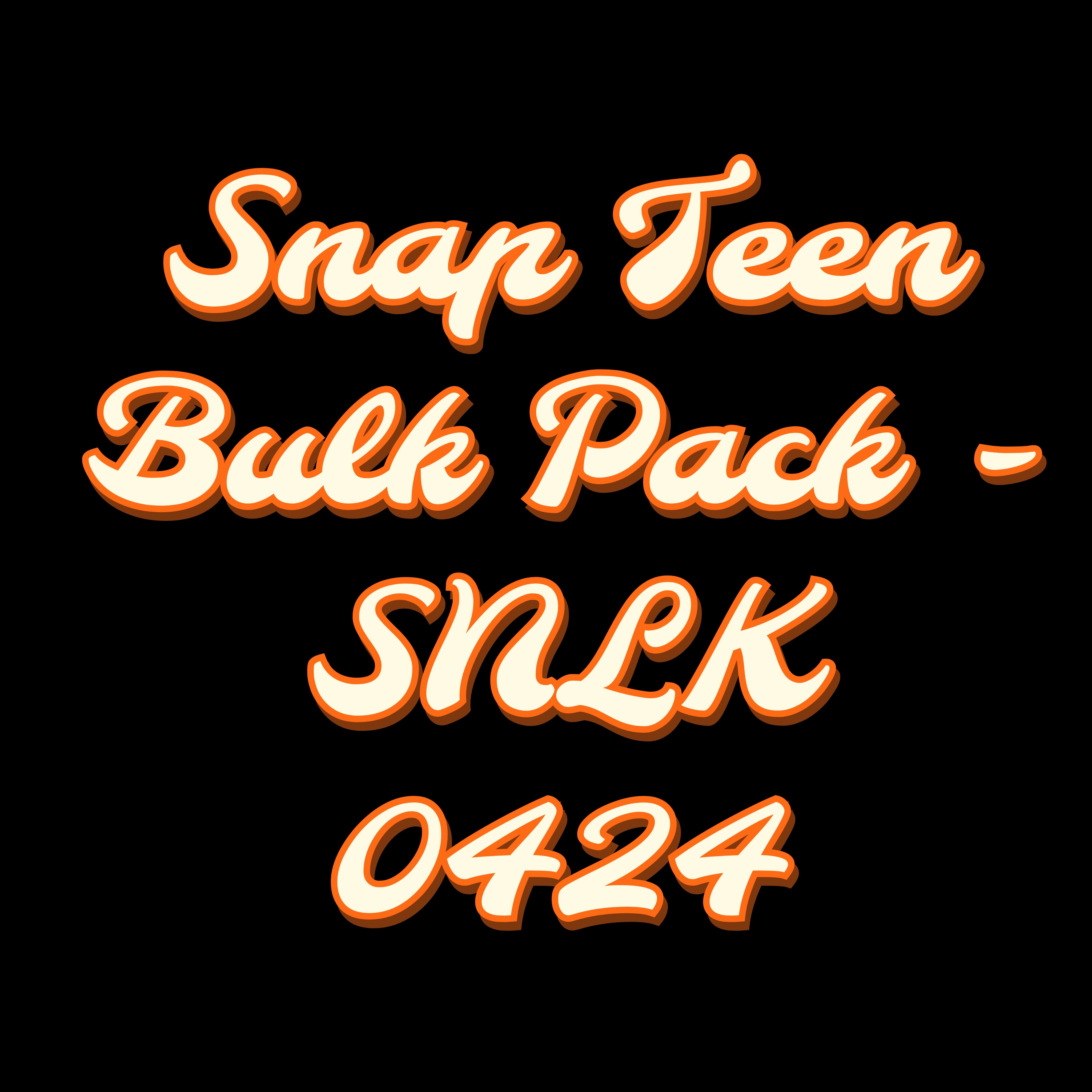 Snap Teen Bulk Pack - SNLK 0424