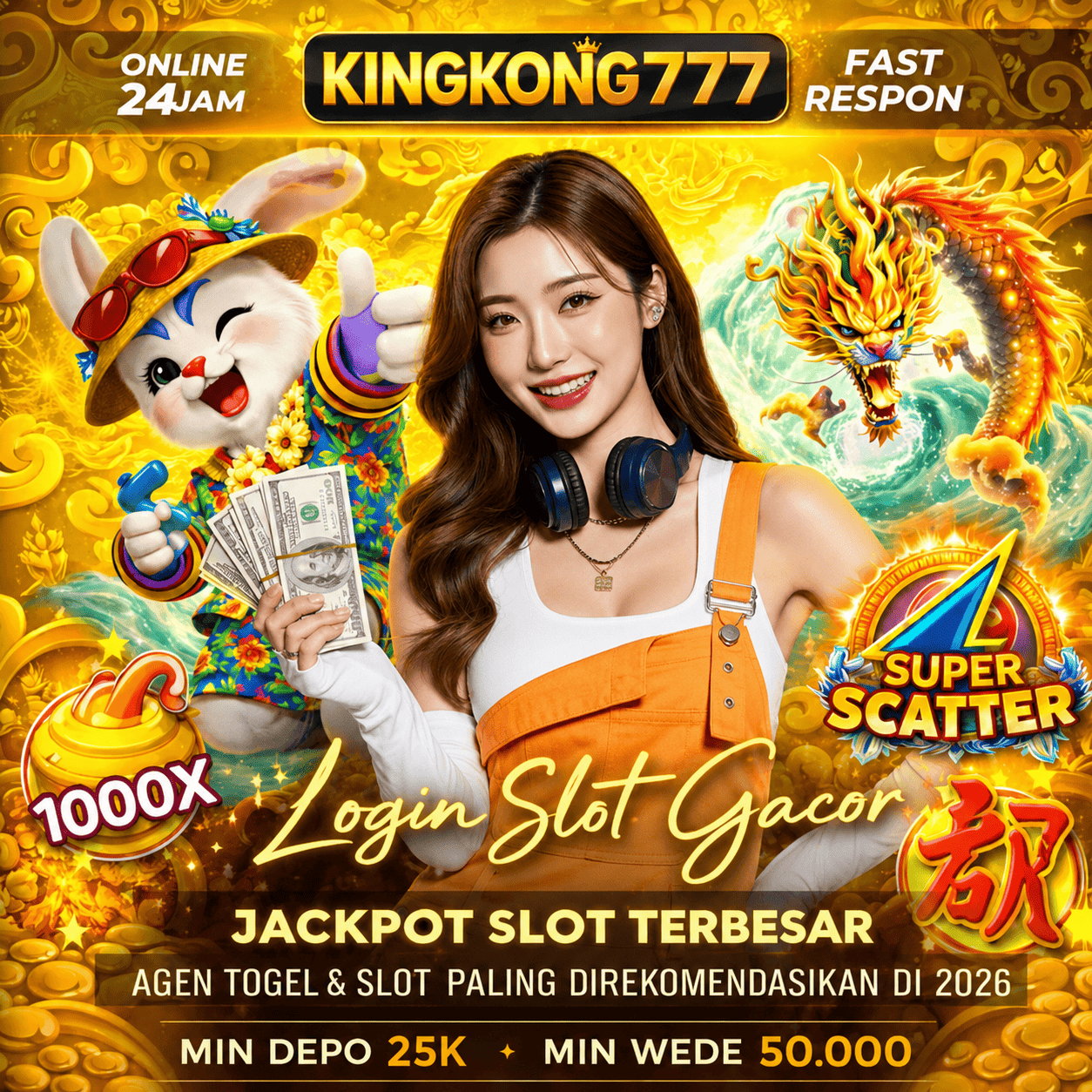 KINGKONG777 ☮︎ Daftar Slot Gacor Hari Ini Peluang Cuan Lebih Besar