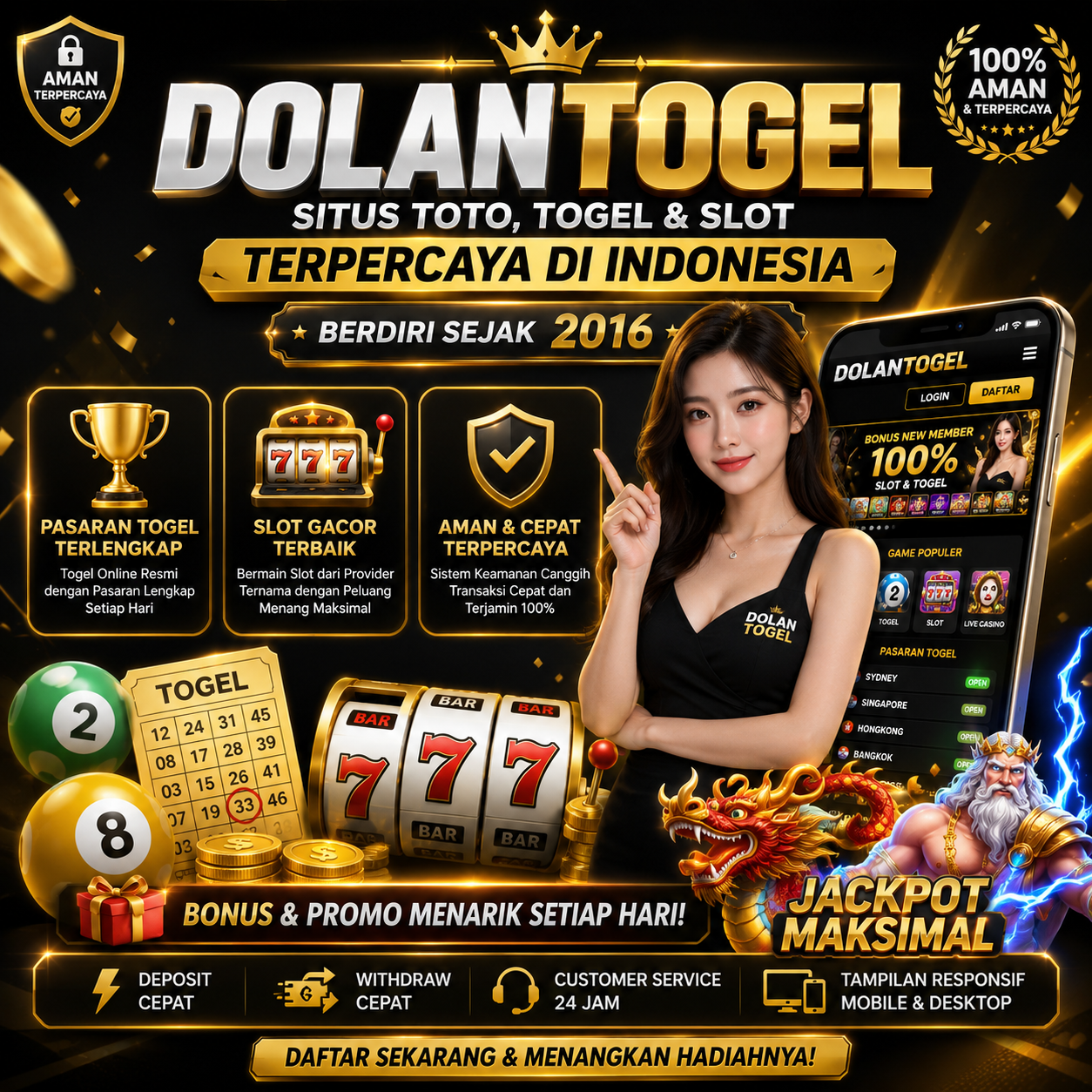 DOLANTOGEL = Situs Toto, Togel & Slot Terpercaya di Indonesia Berdiri Sejak 2016 - WooCommerce eCommerce