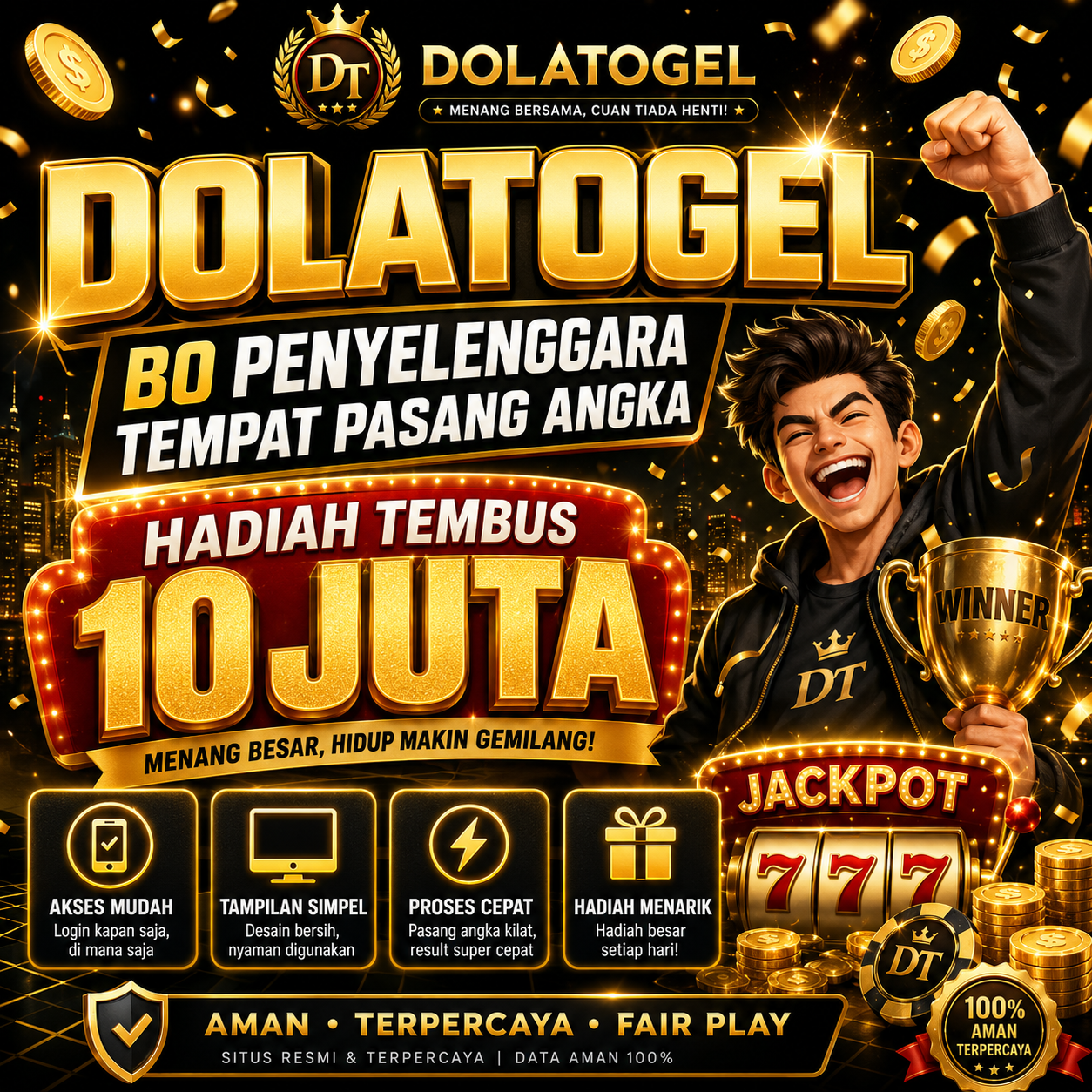 DOLATOGEL ⭐ BO Penyelenggara Tempat Pasang Angka Hadiah Tembus 10 Juta