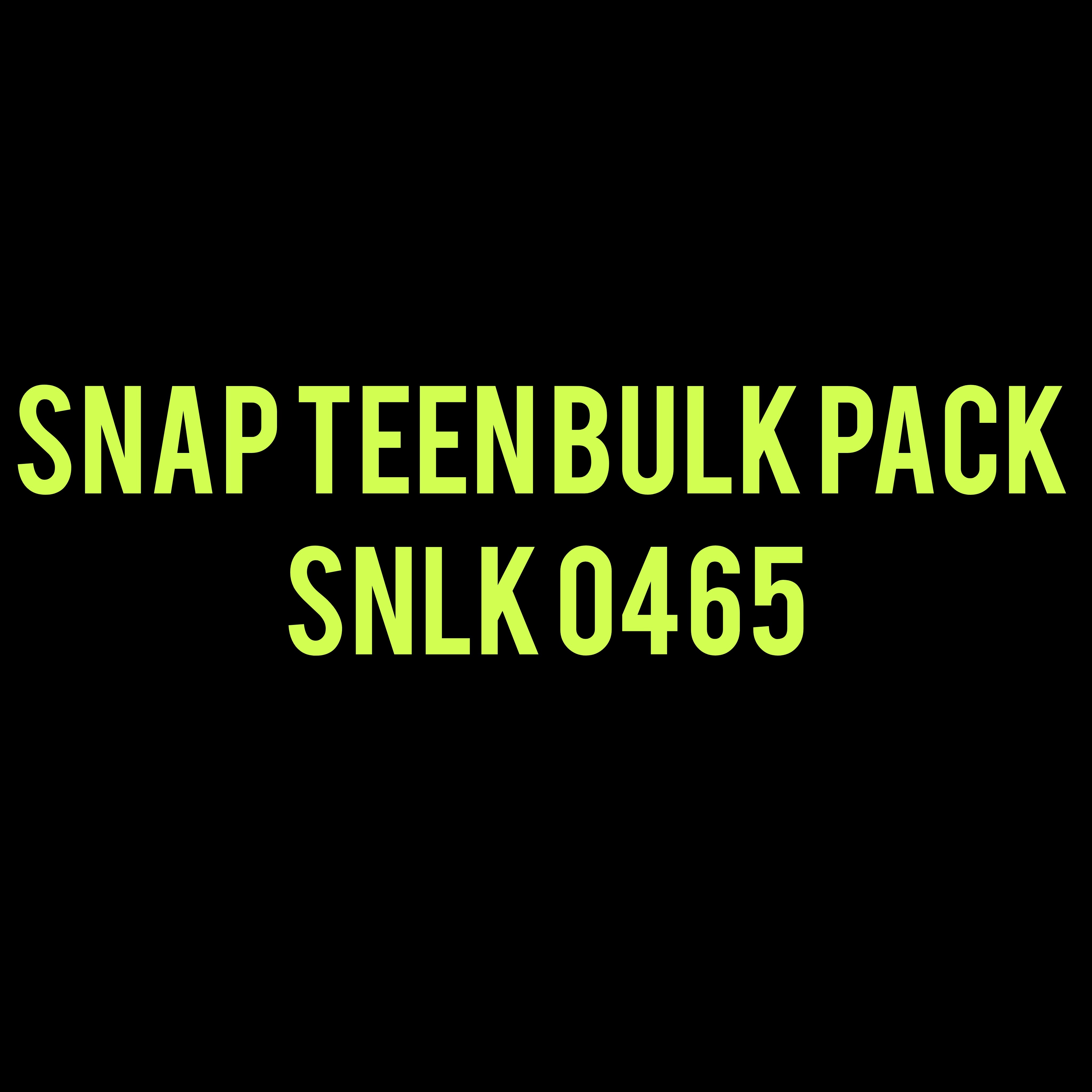 Snap Teen Bulk Pack - SNLK 0465