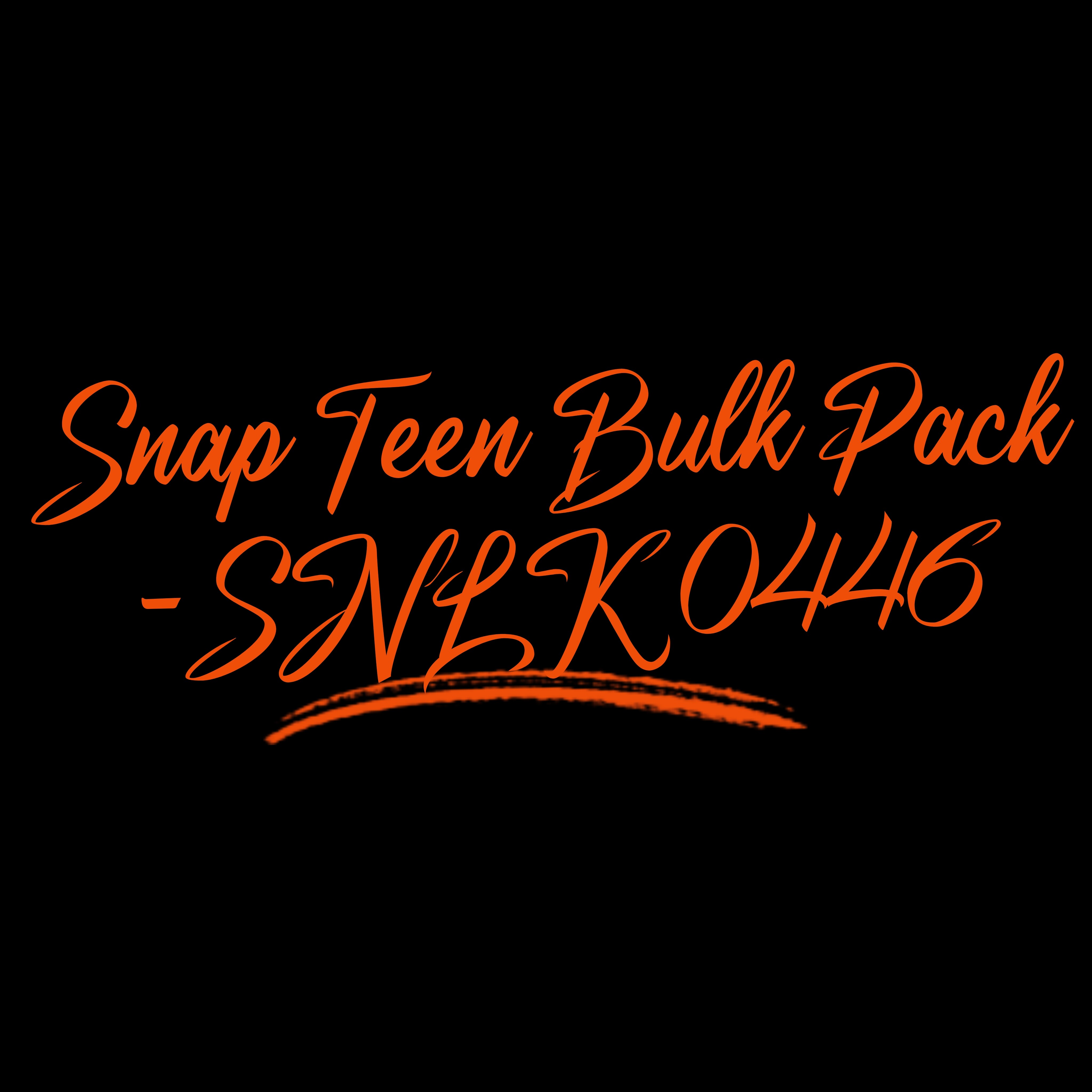 Snap Teen Bulk Pack - SNLK 0446