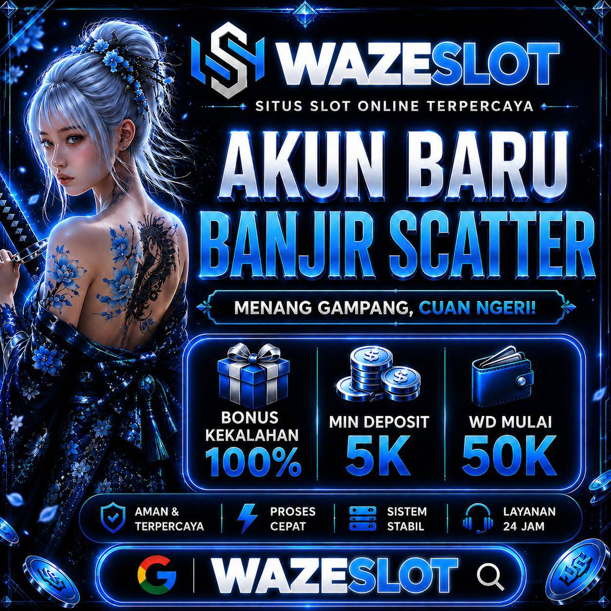 Thumbnail 1 of 3, Poster, Wazeslot - Situs Banjir Scatter Manjakan Kemenangan Besar designed and sold by WAZESLOT.