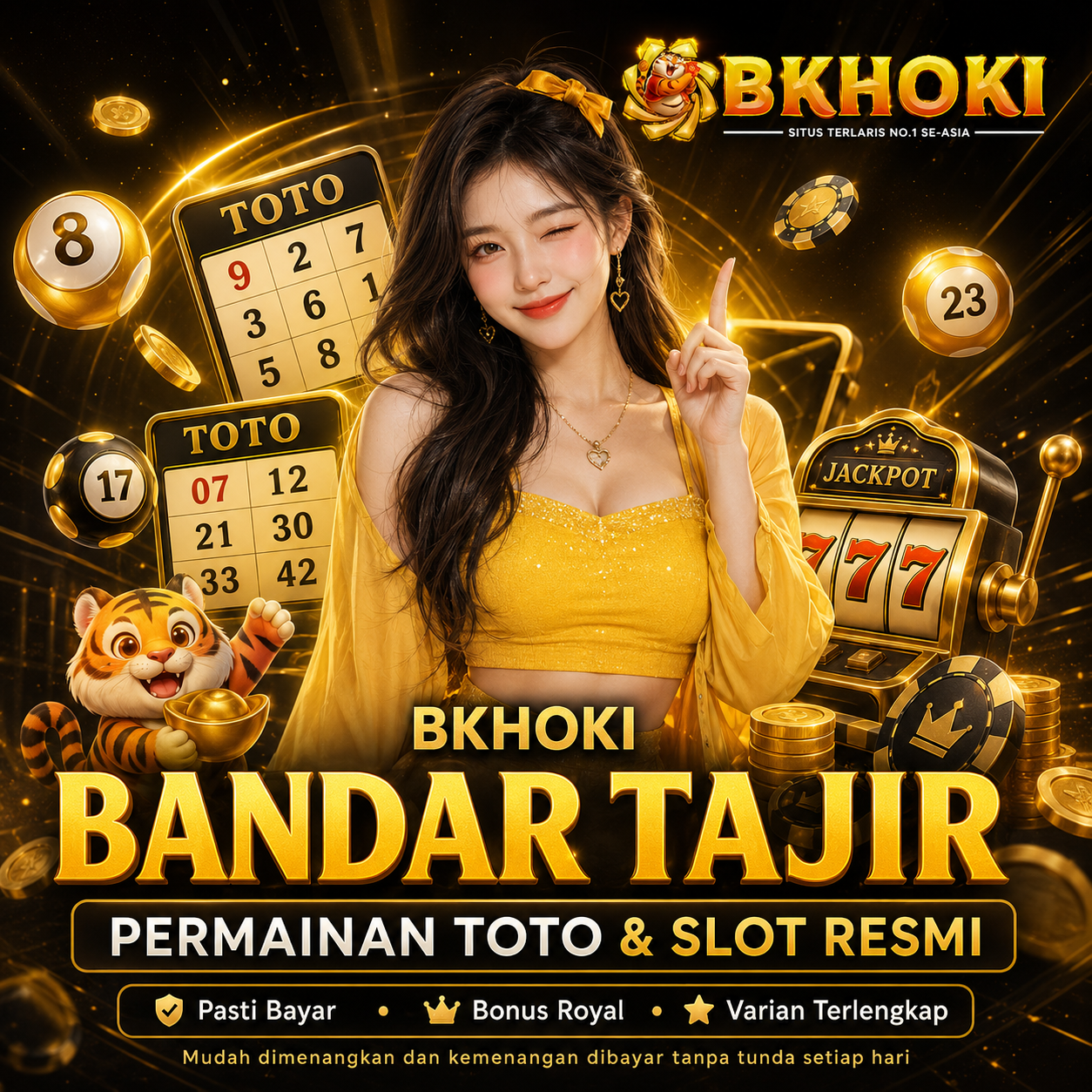 BKHOKI 𖹭 Permainan Toto & Slot Resmi Bandar Tajir Pasti Bayar