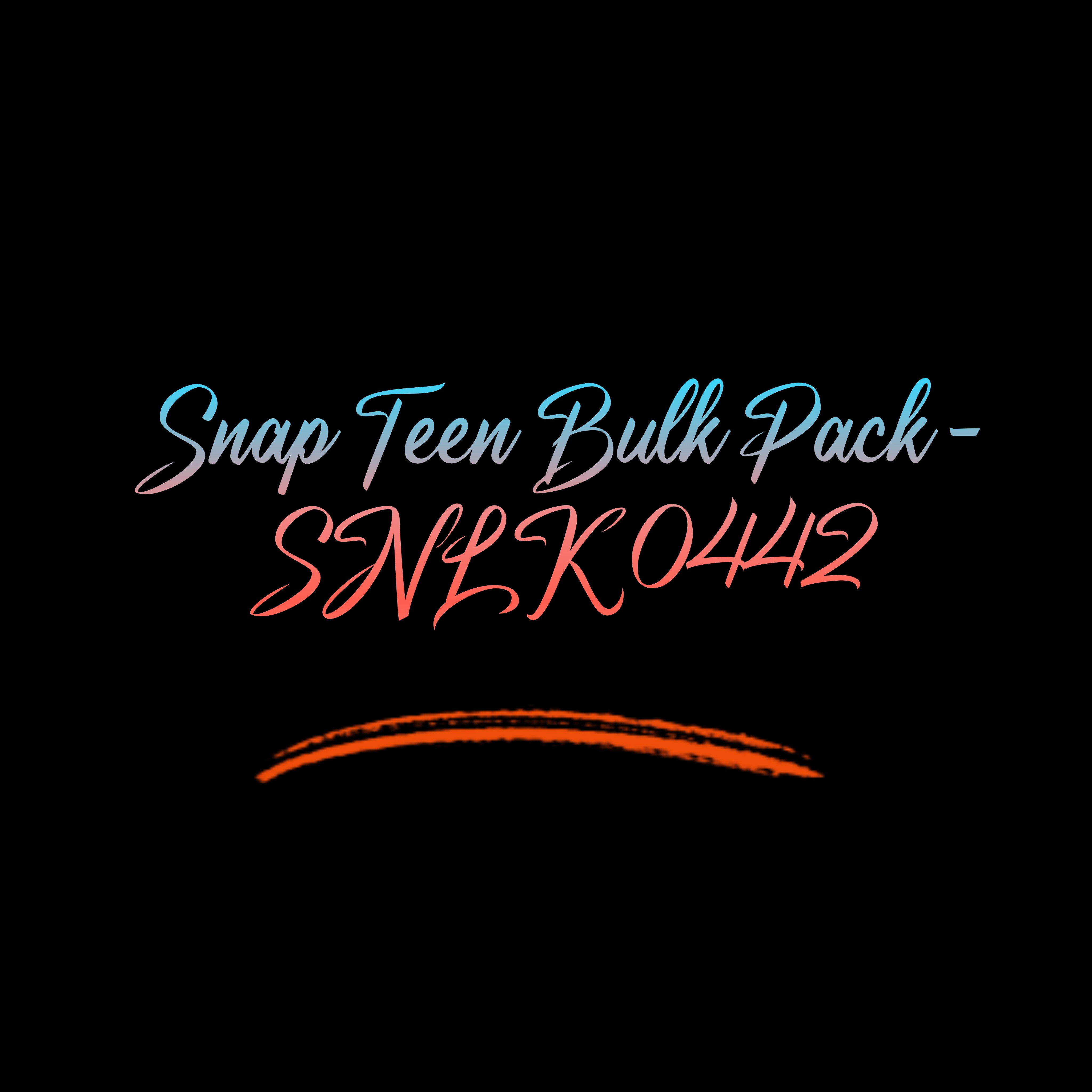 Snap Teen Bulk Pack - SNLK 0442