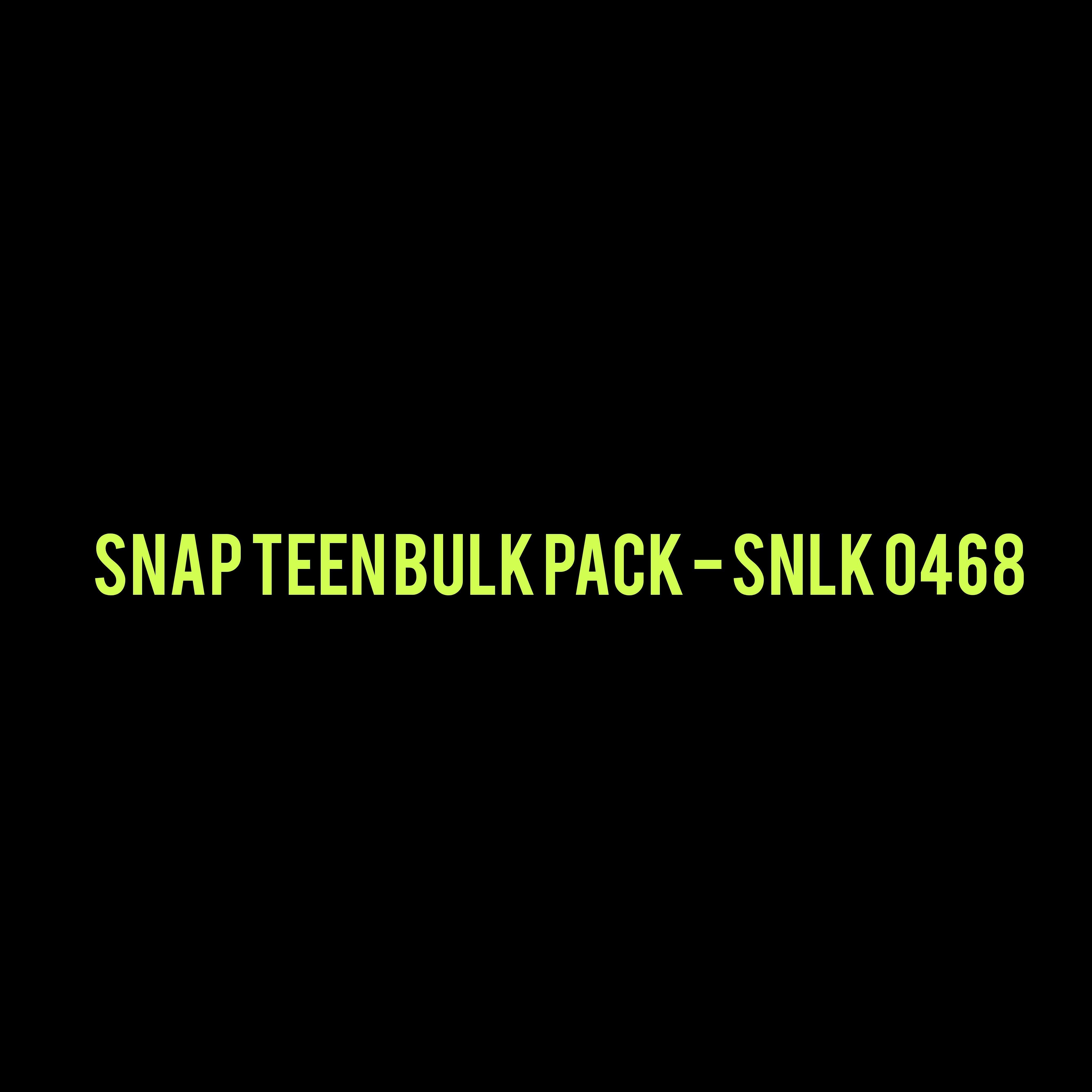 Snap Teen Bulk Pack - SNLK 0468
