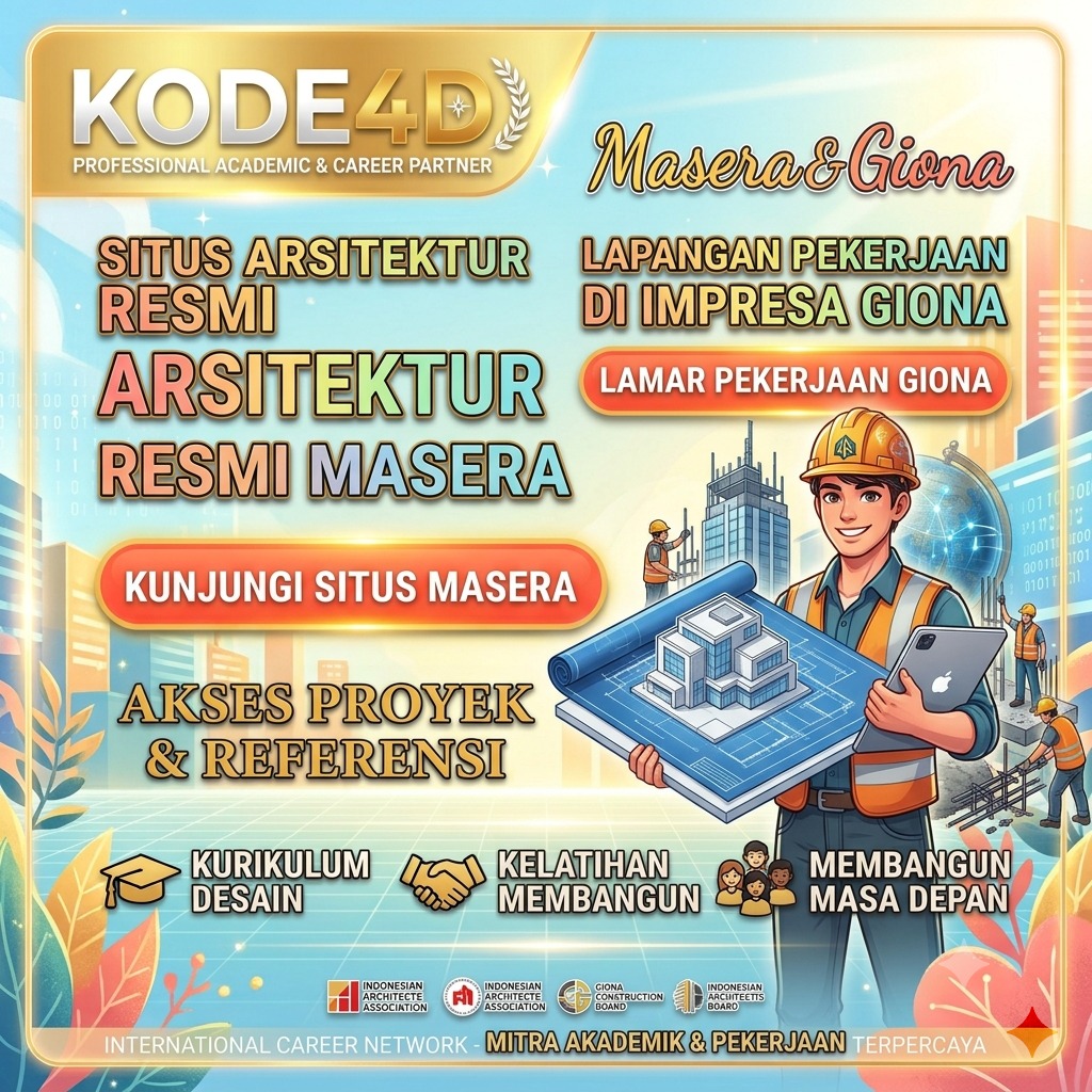 KODE4D Situs Arsitekstur Resmi Masera & Lapangan Pekerjaan Di Impresa Giona