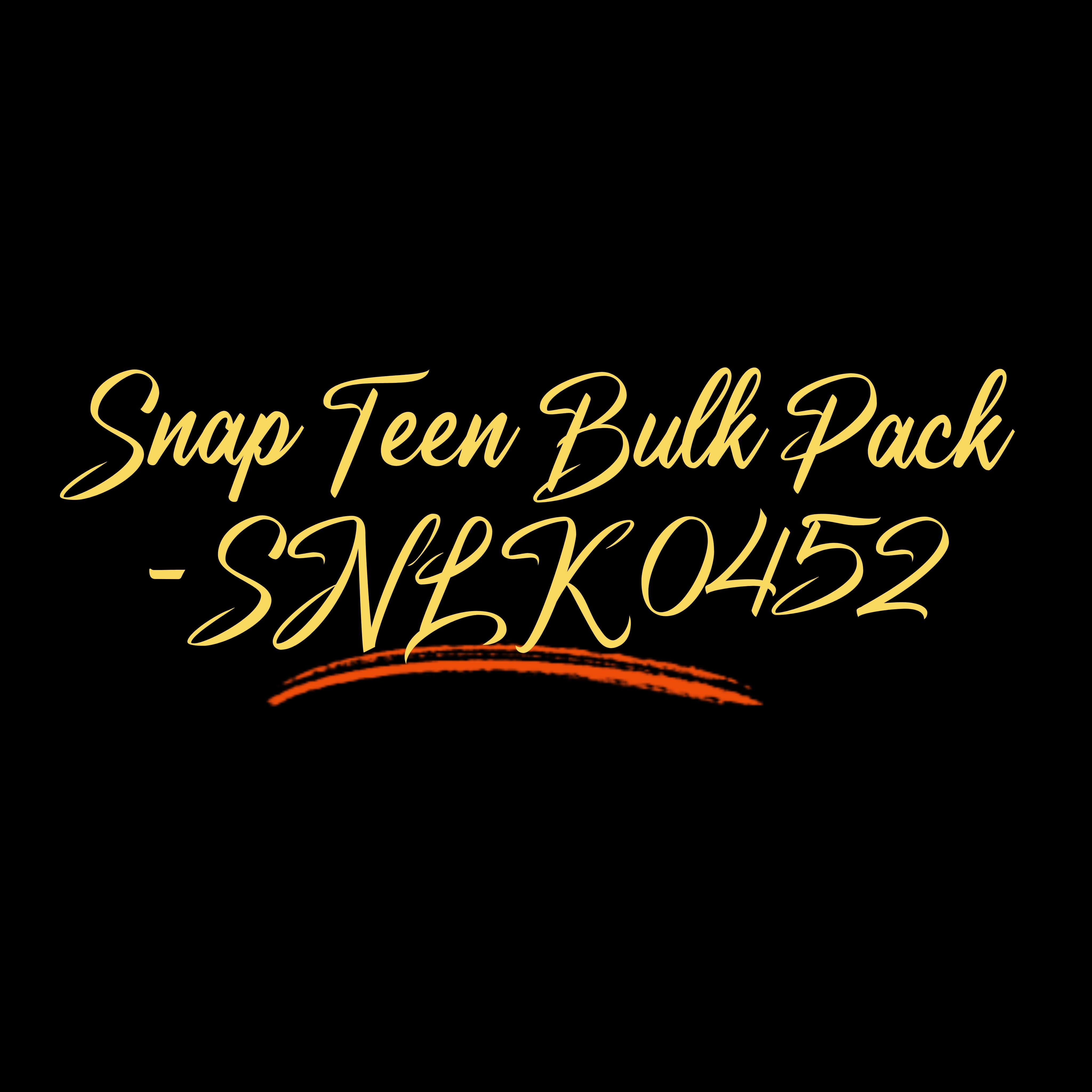 Snap Teen Bulk Pack - SNLK 0452