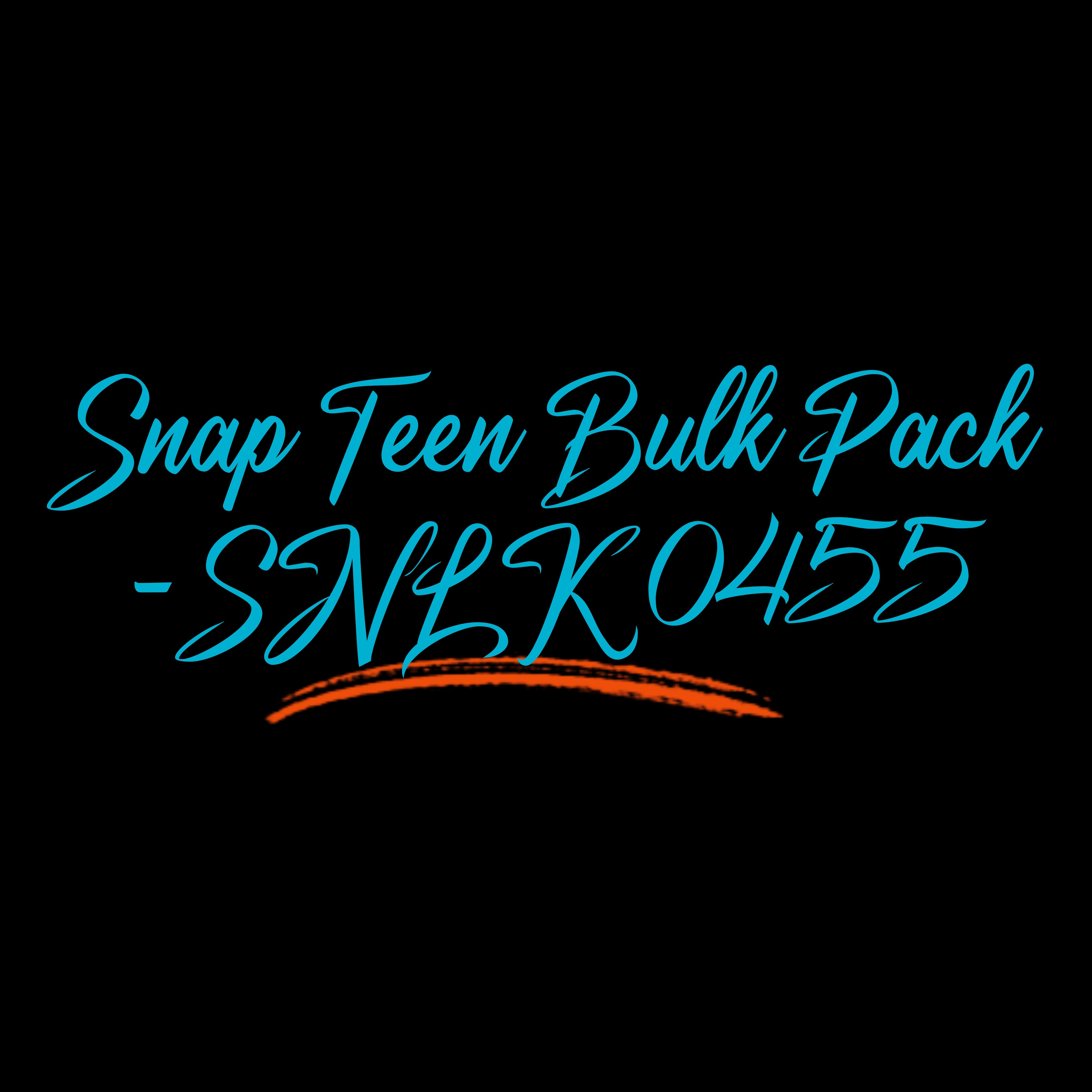 Snap Teen Bulk Pack - SNLK 0455