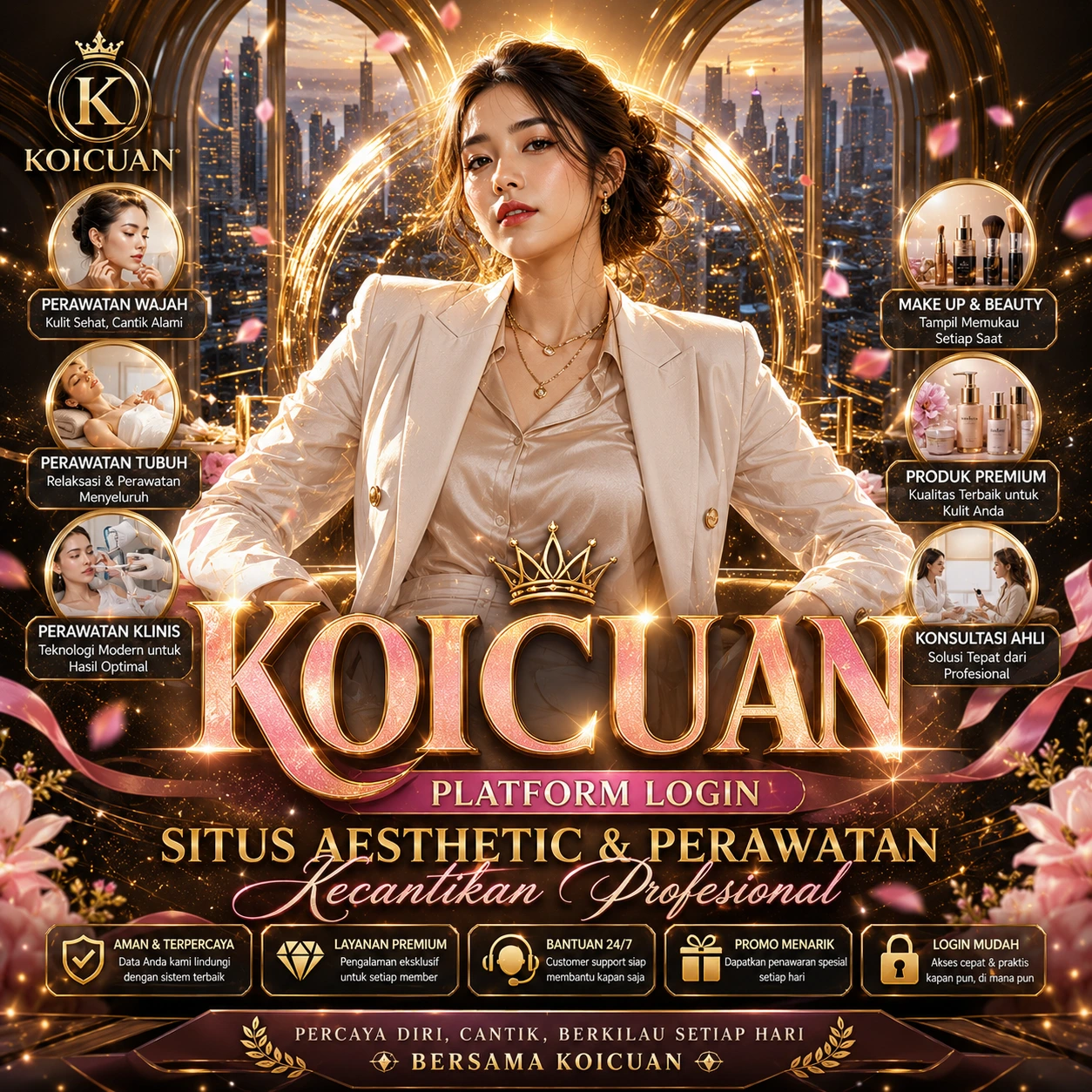 KOICUAN  Platform Login Situs Aesthetic & Perawatan Kecantikan Profesional