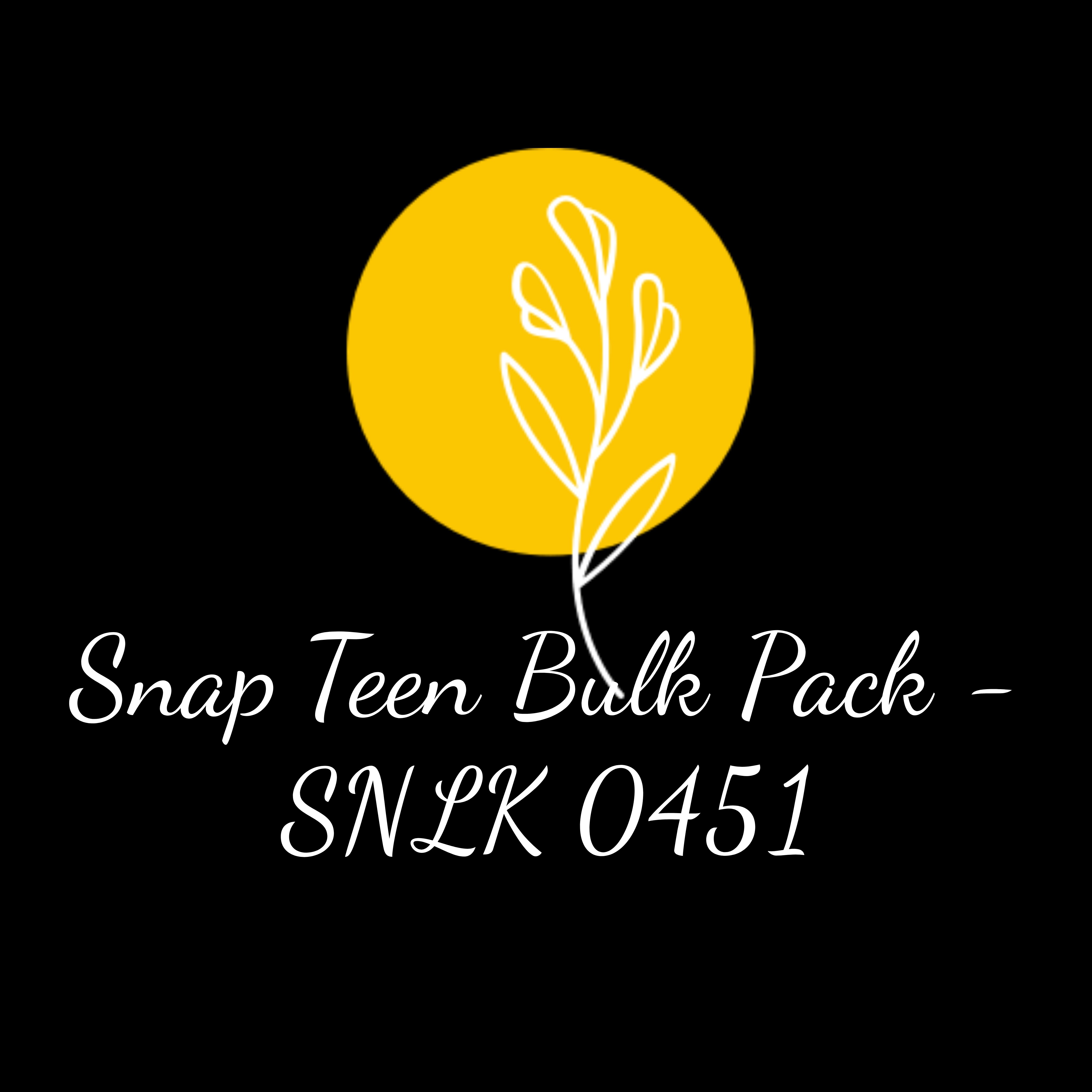 Snap Teen Bulk Pack - SNLK 0451