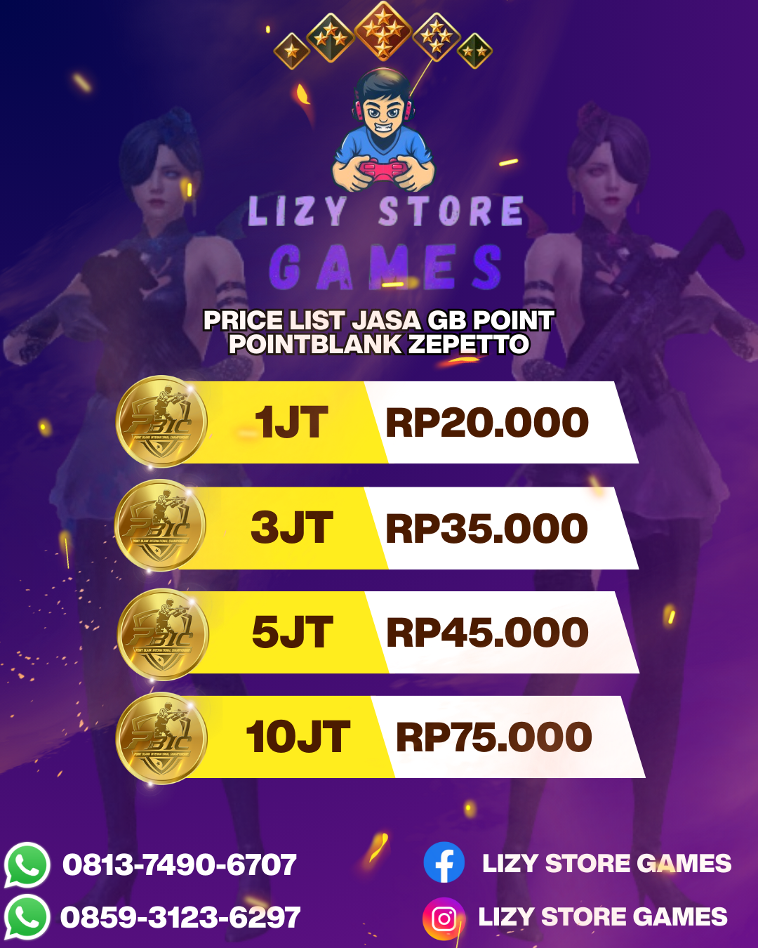LIST GB POINT