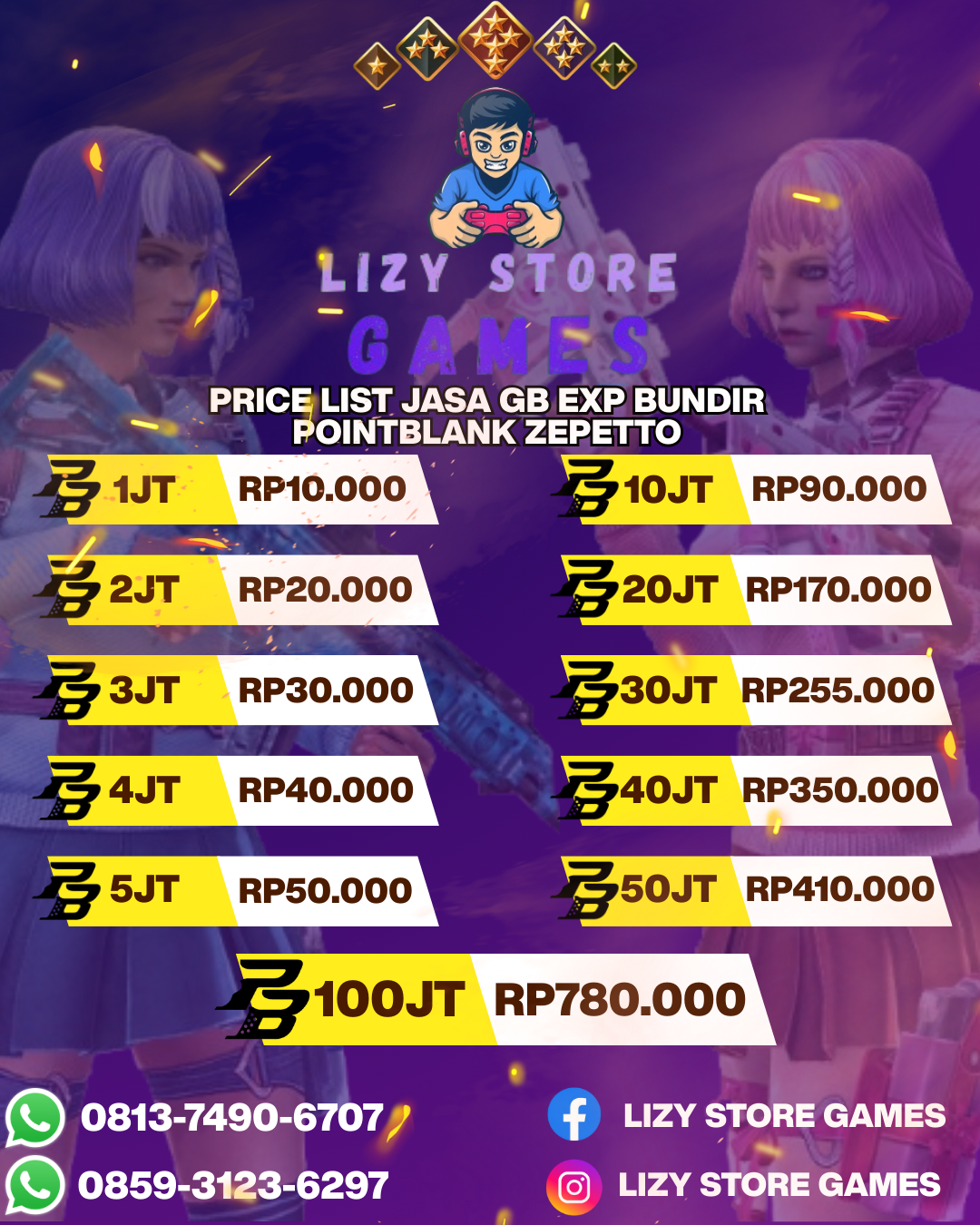 LIST EXP BUNDIR